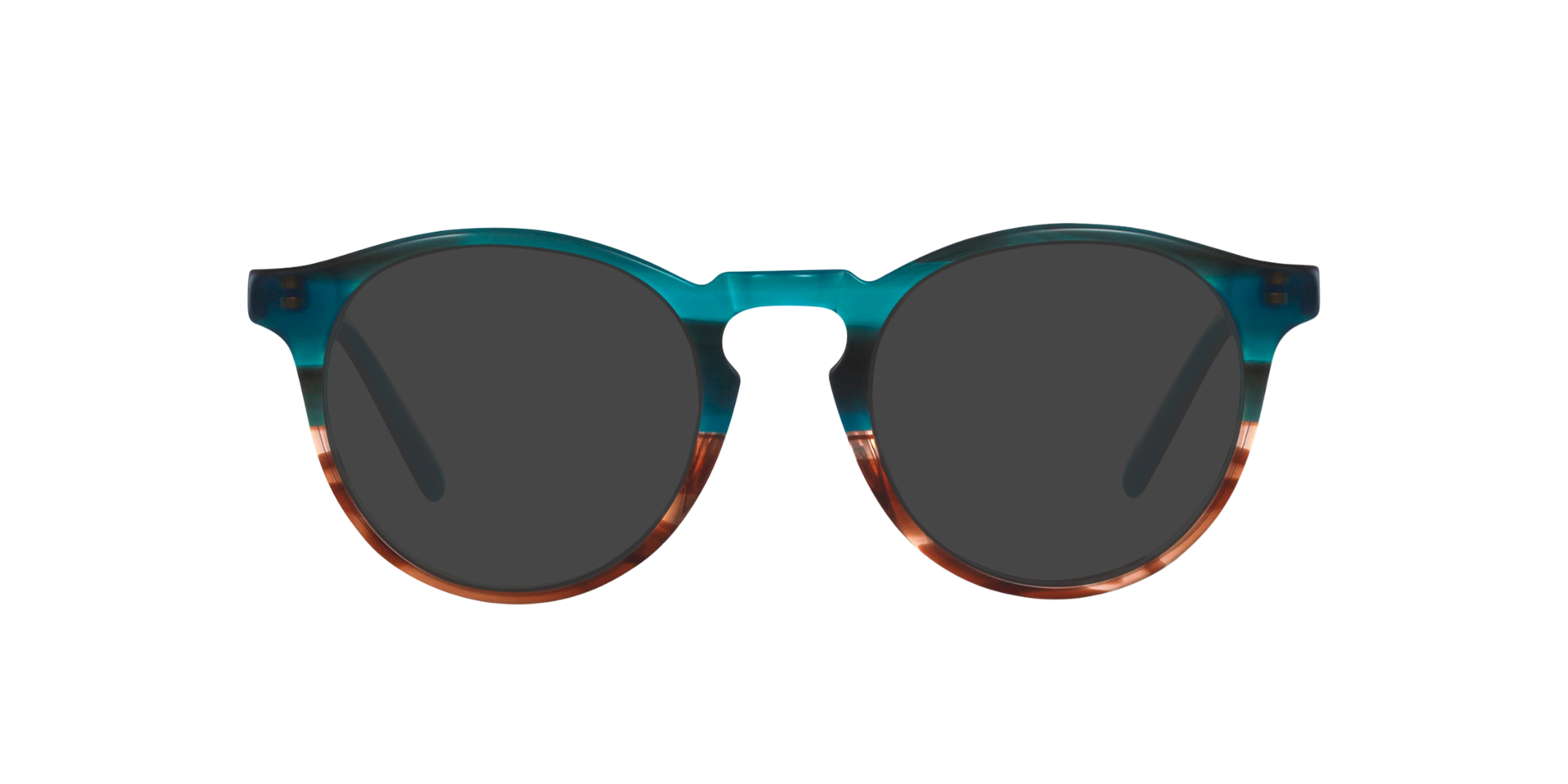Sam Azure Fades Havana AcetatEyeglass Frames von B24, mit getönten Gläsern