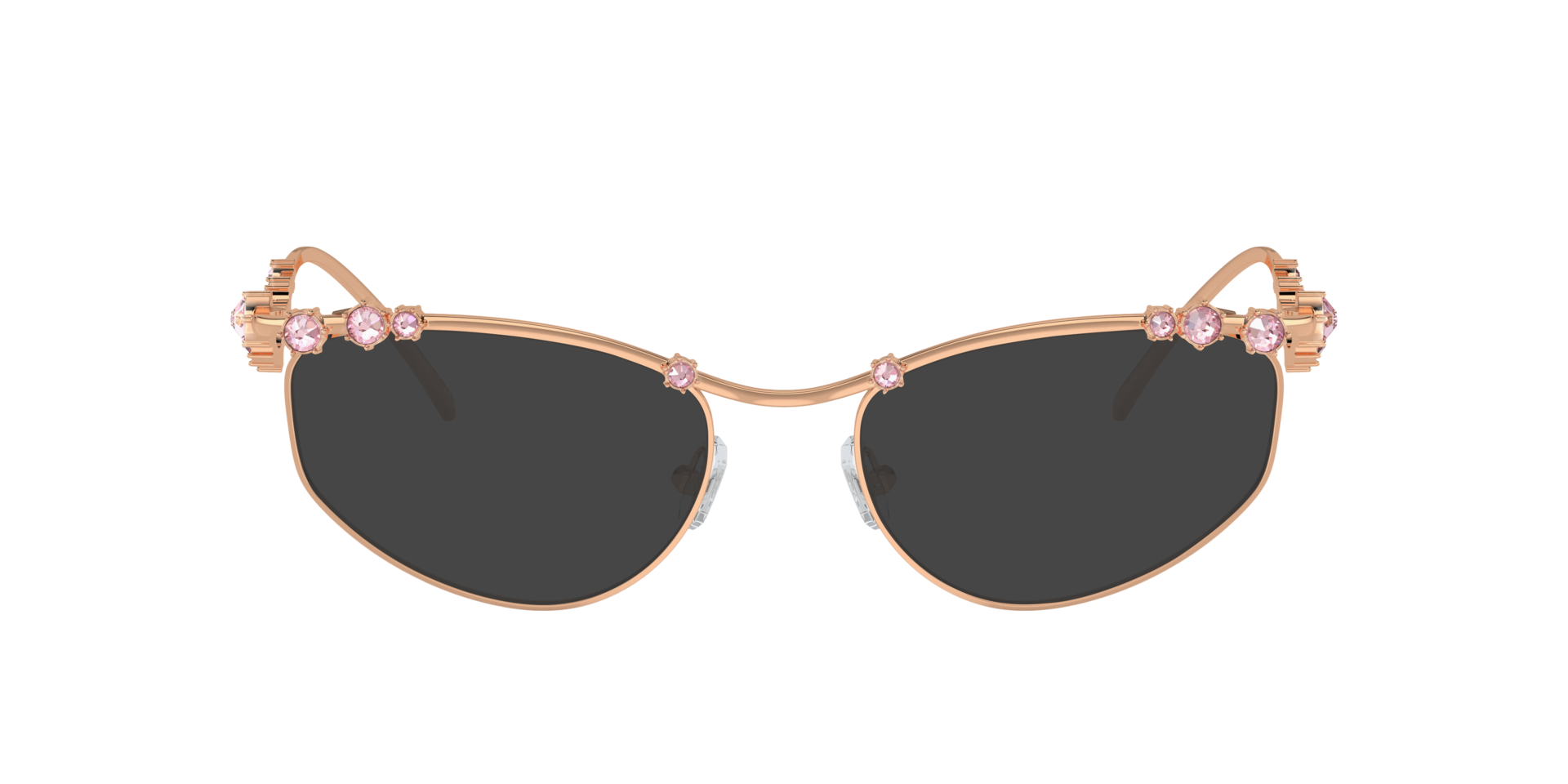 SK1015 Rotgold MetallEyeglass Frames von B24, mit getönten Gläsern