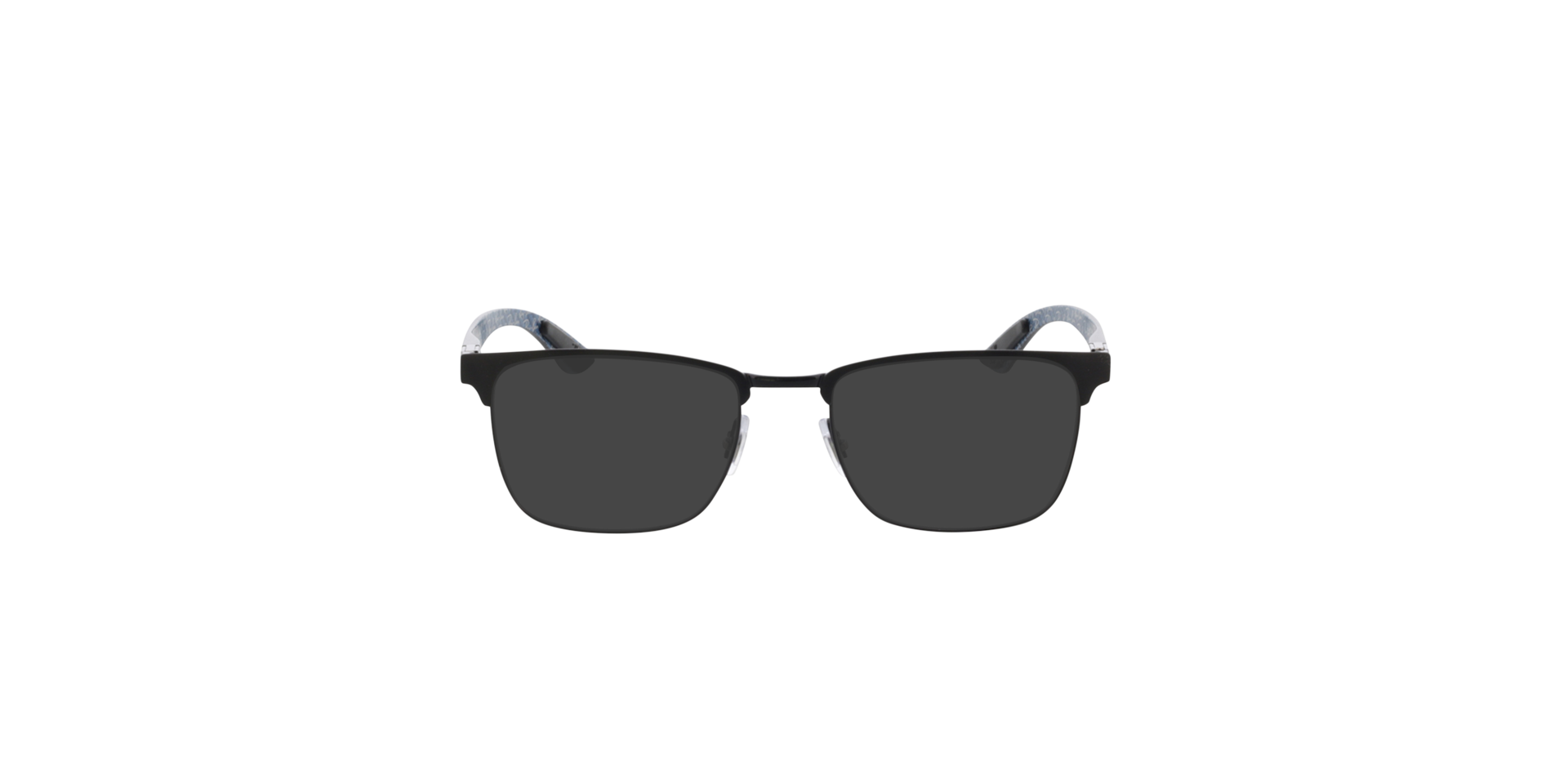 RB8421 Zwart MetaalEyeglass Frames van B24, met getinte lenzen