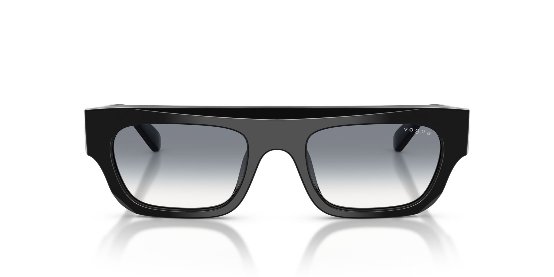 VO5694SU Schwarz AcetatSunglass Frames von B24, Vorderansicht