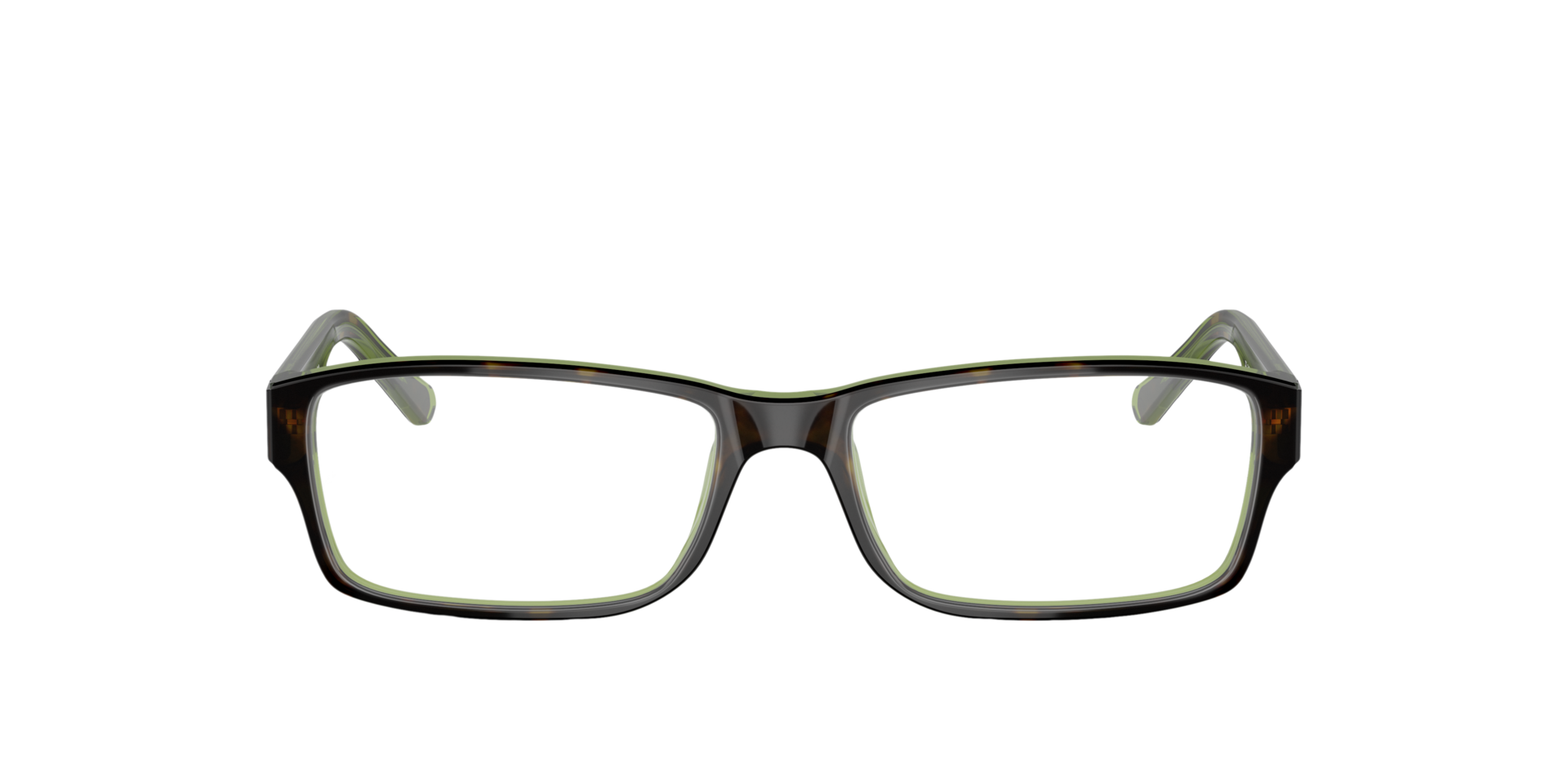 RB5169 Havana auf Grün AcetatEyeglass Frames von B24, Vorderansicht