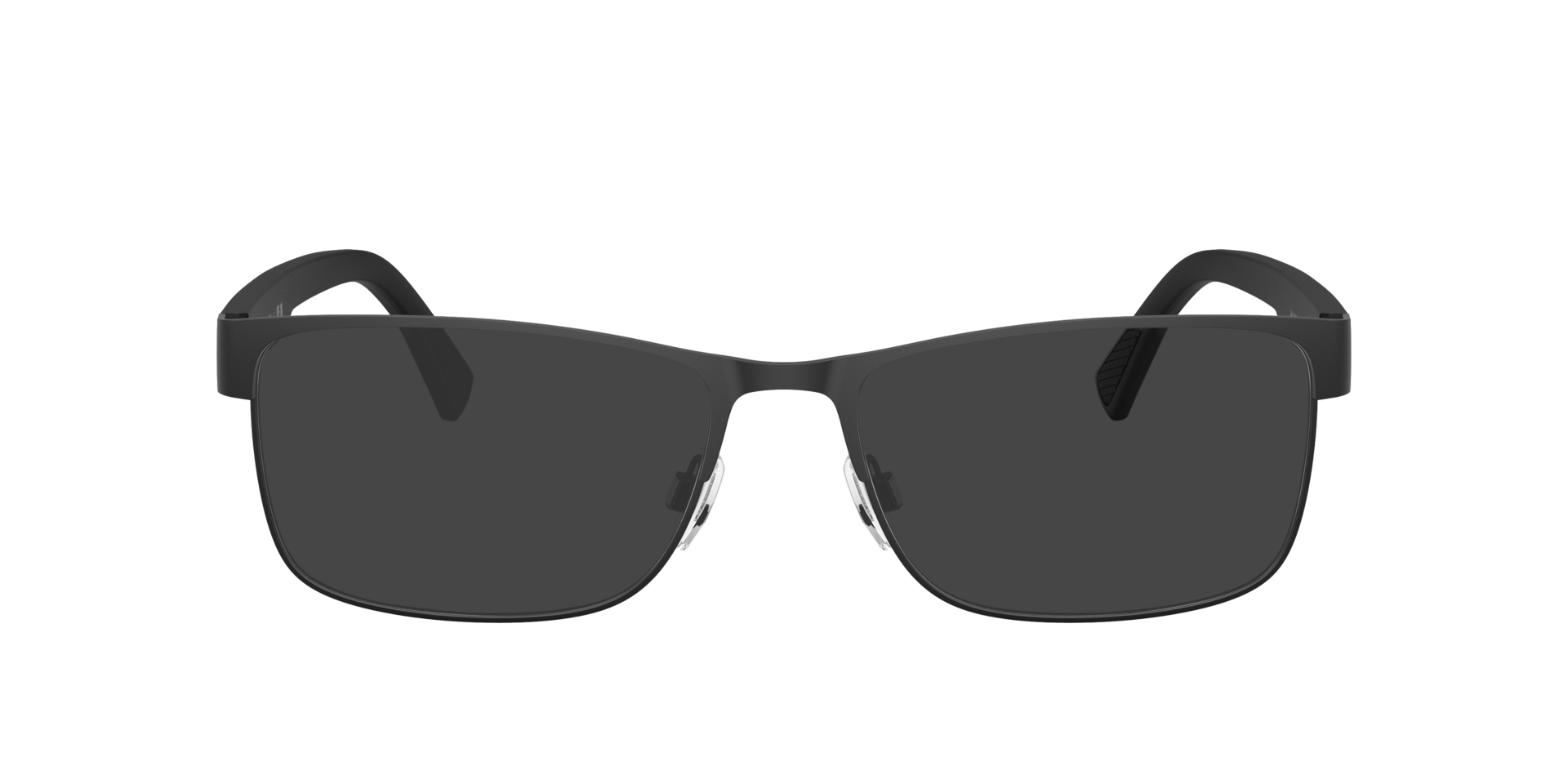 PH1244 Matt Schwarz MetallEyeglass Frames von B24, mit getönten Gläsern