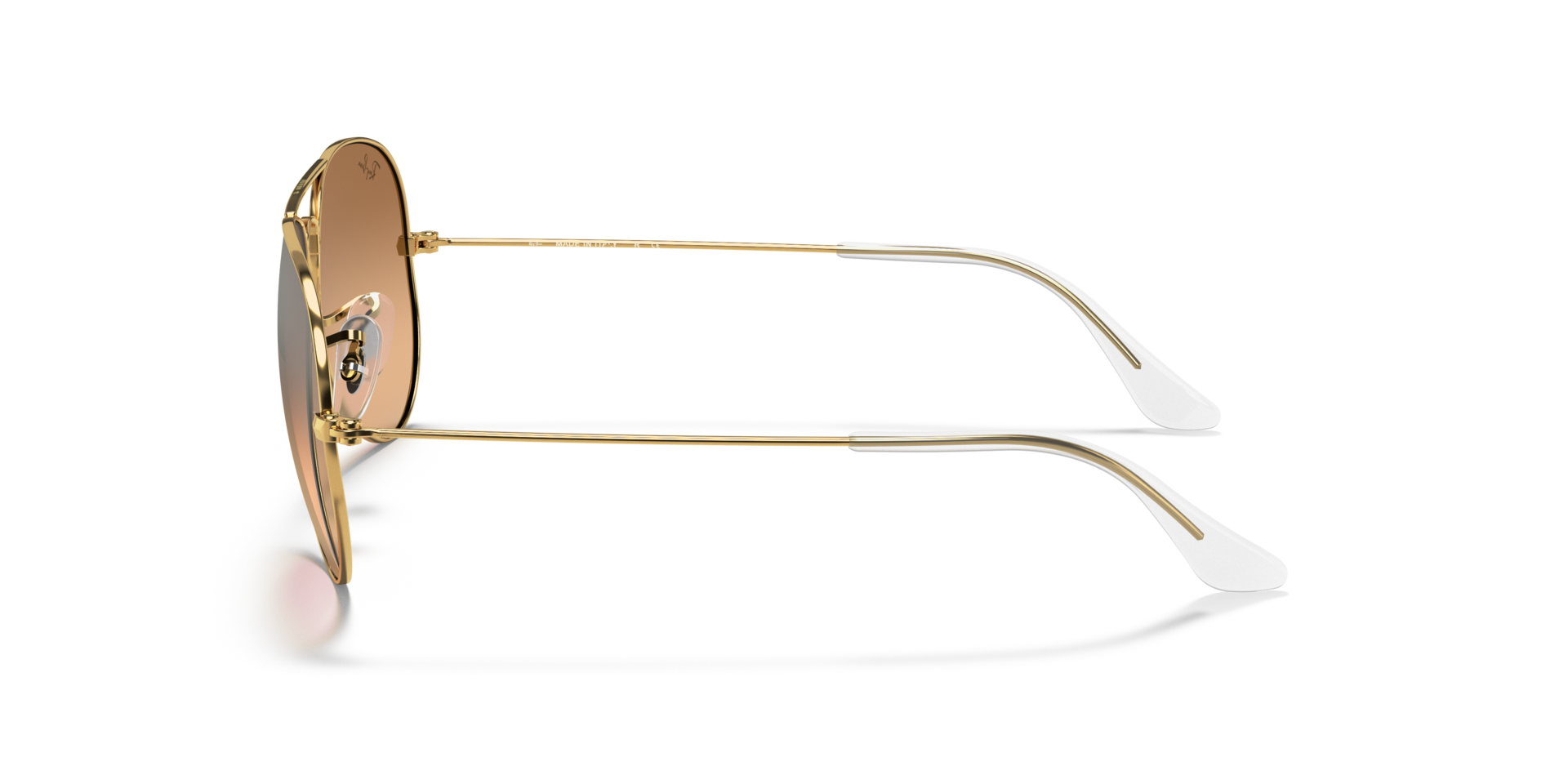 RB3025 Arista goud MetaalSunglass Frames van B24, Zijaanzicht
