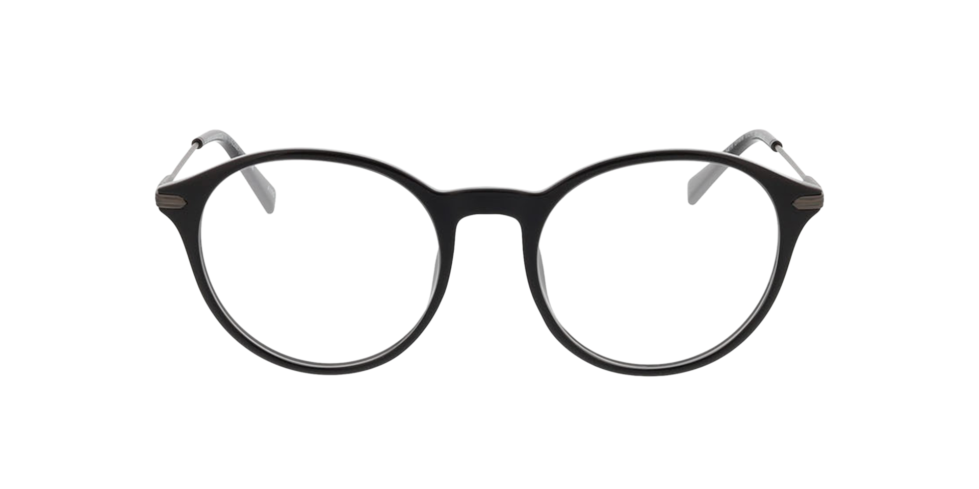 Omaha Black  &  Matt Gun KunststoffEyeglass Frames von B24, Vorderansicht