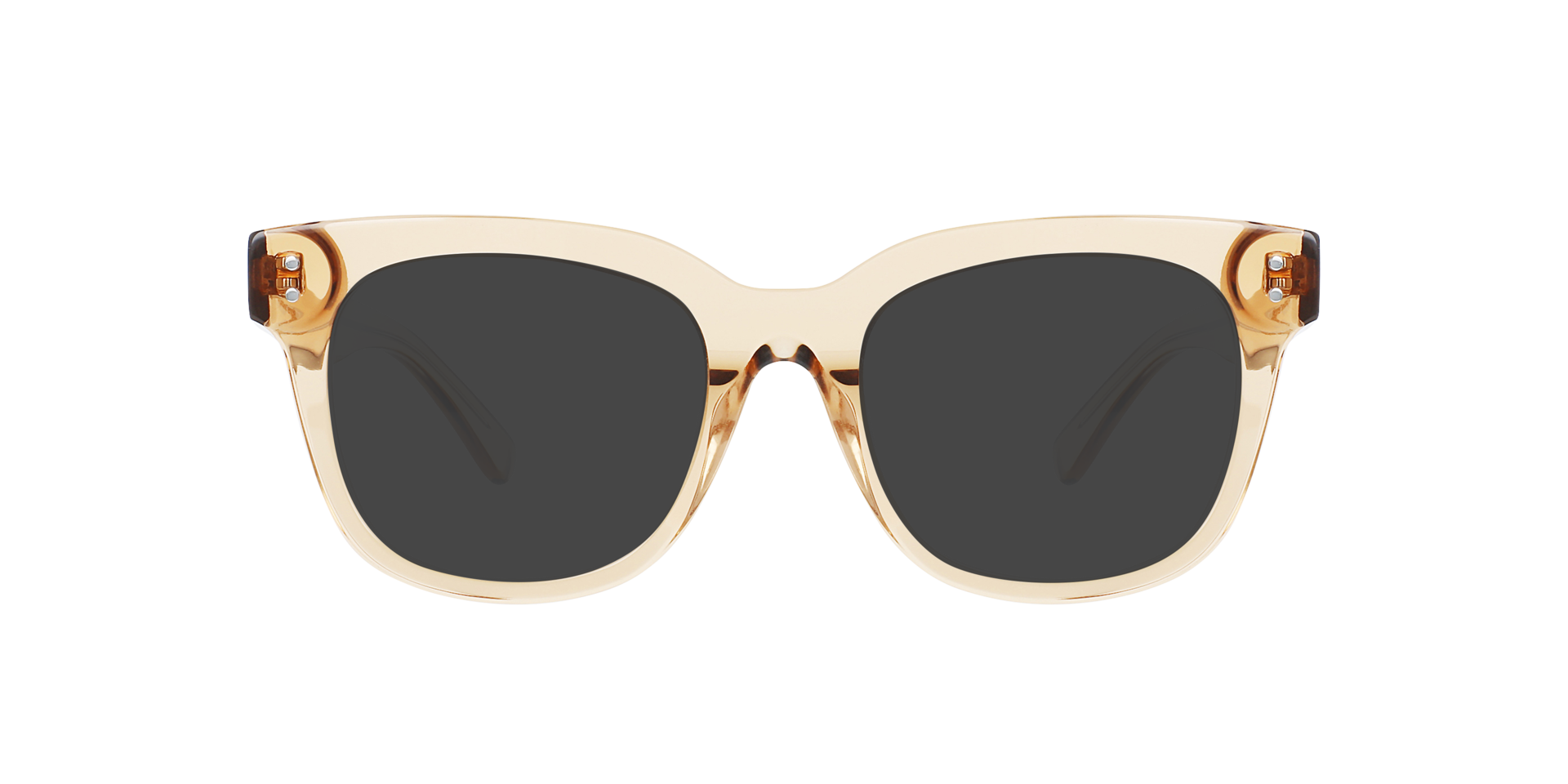 Danny Crystal Caramel AcetaatEyeglass Frames van B24, met getinte lenzen
