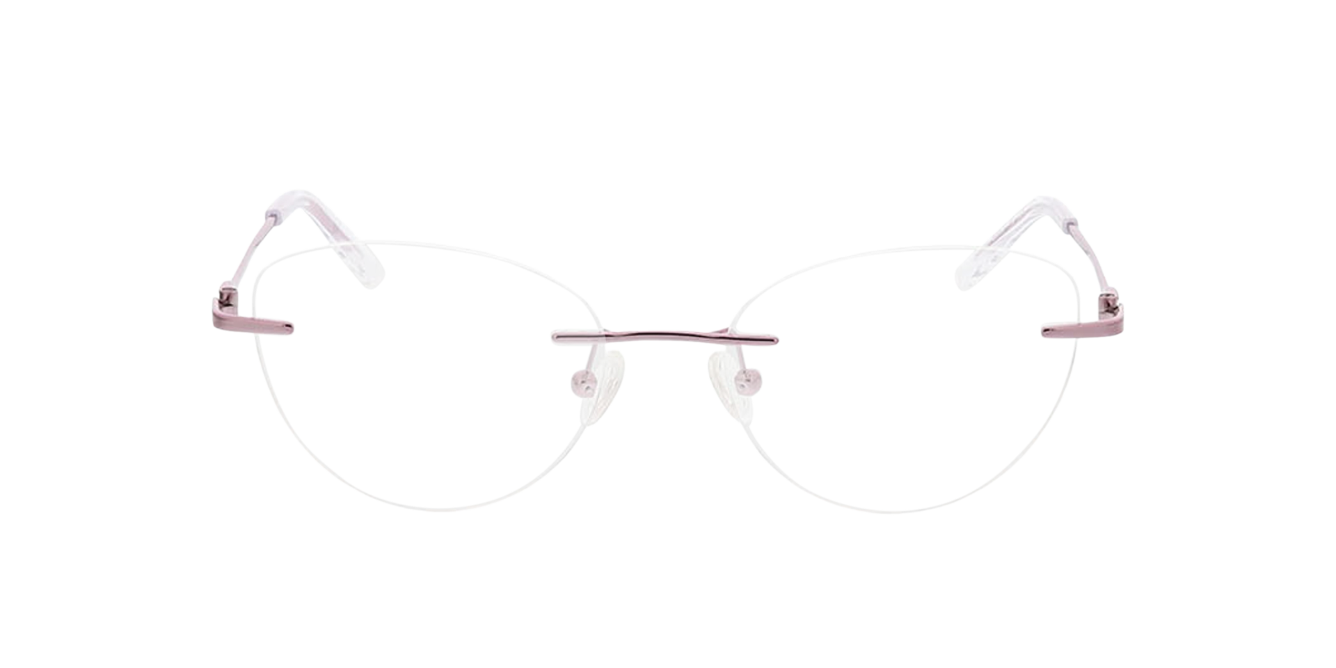 Alexa Hellviolett MetallEyeglass Frames von B24, Vorderansicht