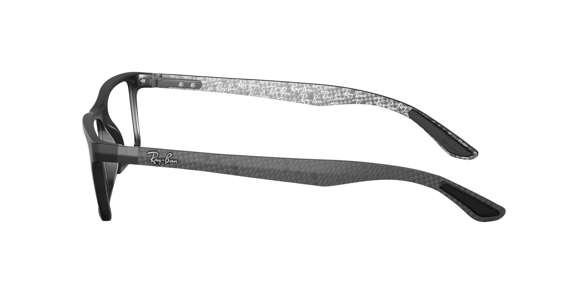 RB8901 Optics Schwarz KunststoffEyeglass Frames von B24, Seitenansicht