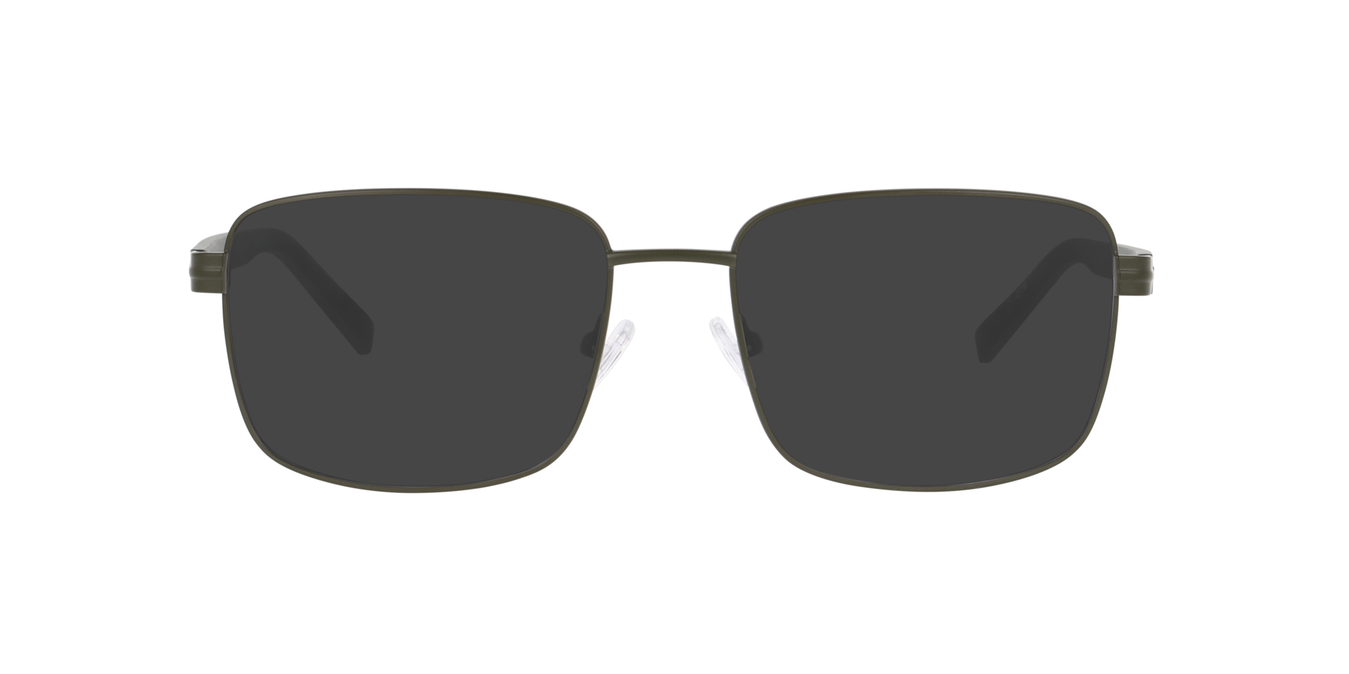 Nottingham Dark Khaki MetallEyeglass Frames von B24, mit getönten Gläsern