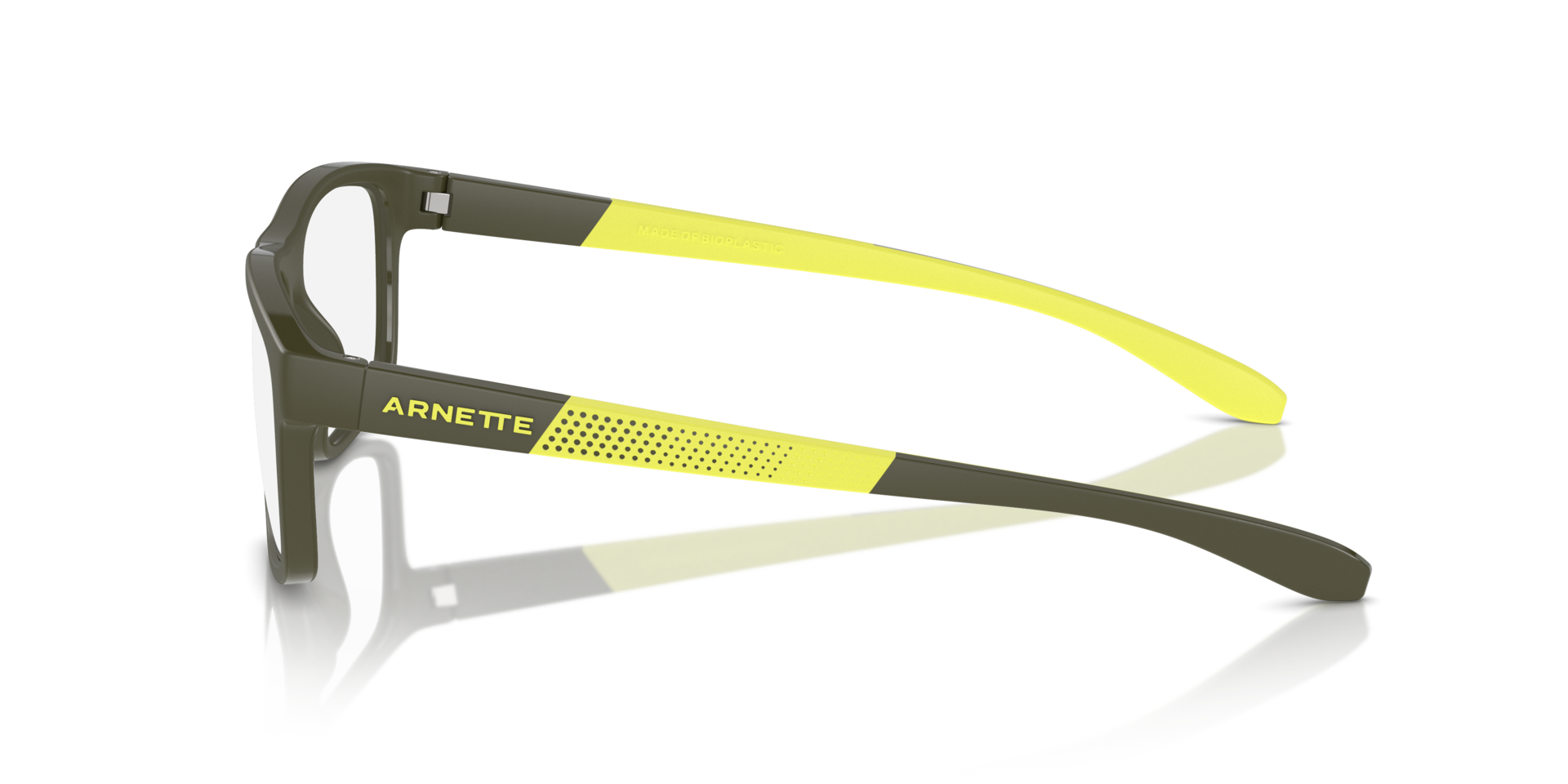 AN7246U Military Matte & Shiny KunststofEyeglass Frames van B24, Zijaanzicht