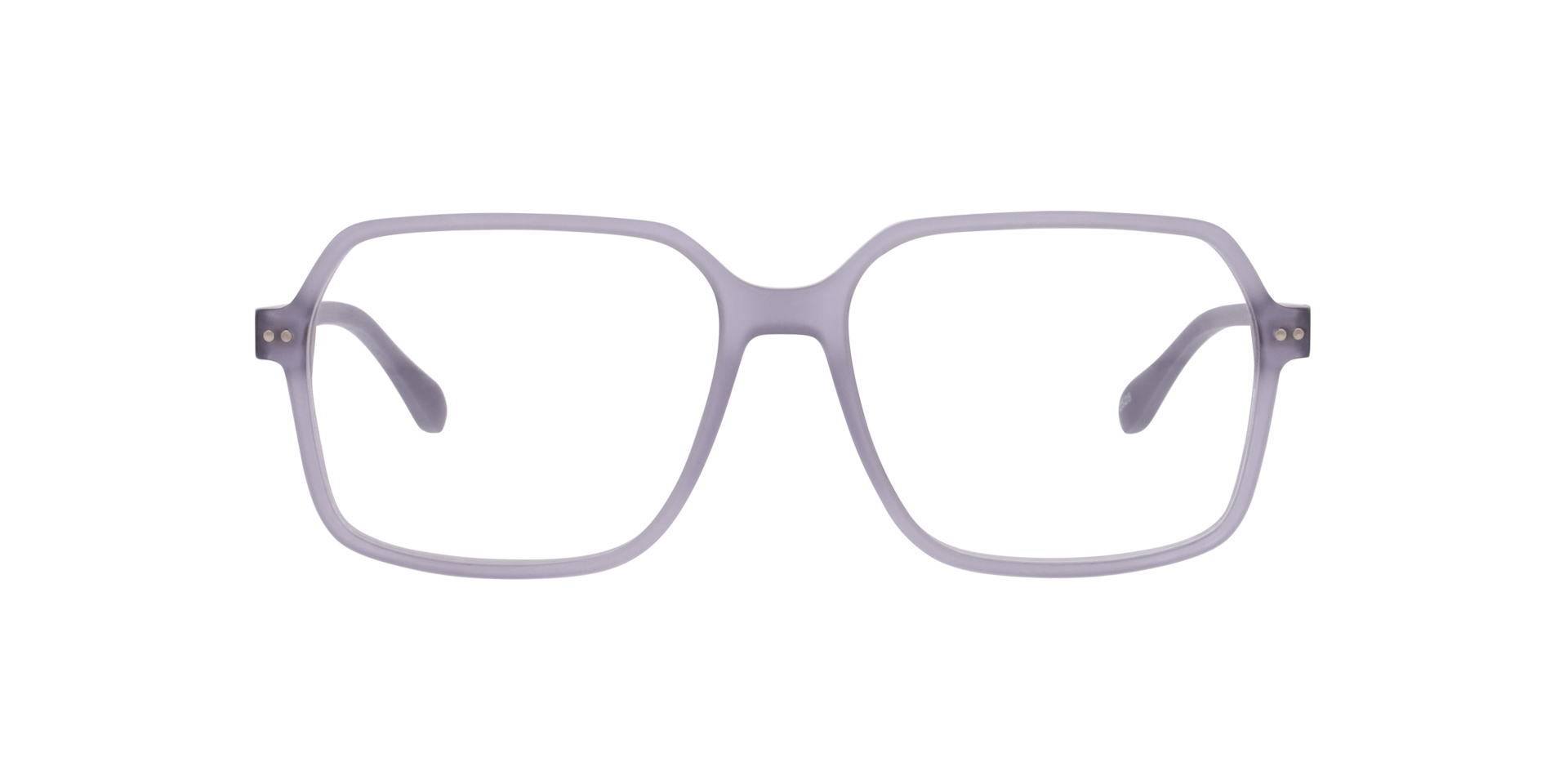 Nantes Kristalgrijs AcetaatEyeglass Frames van B24, Vooraanzicht