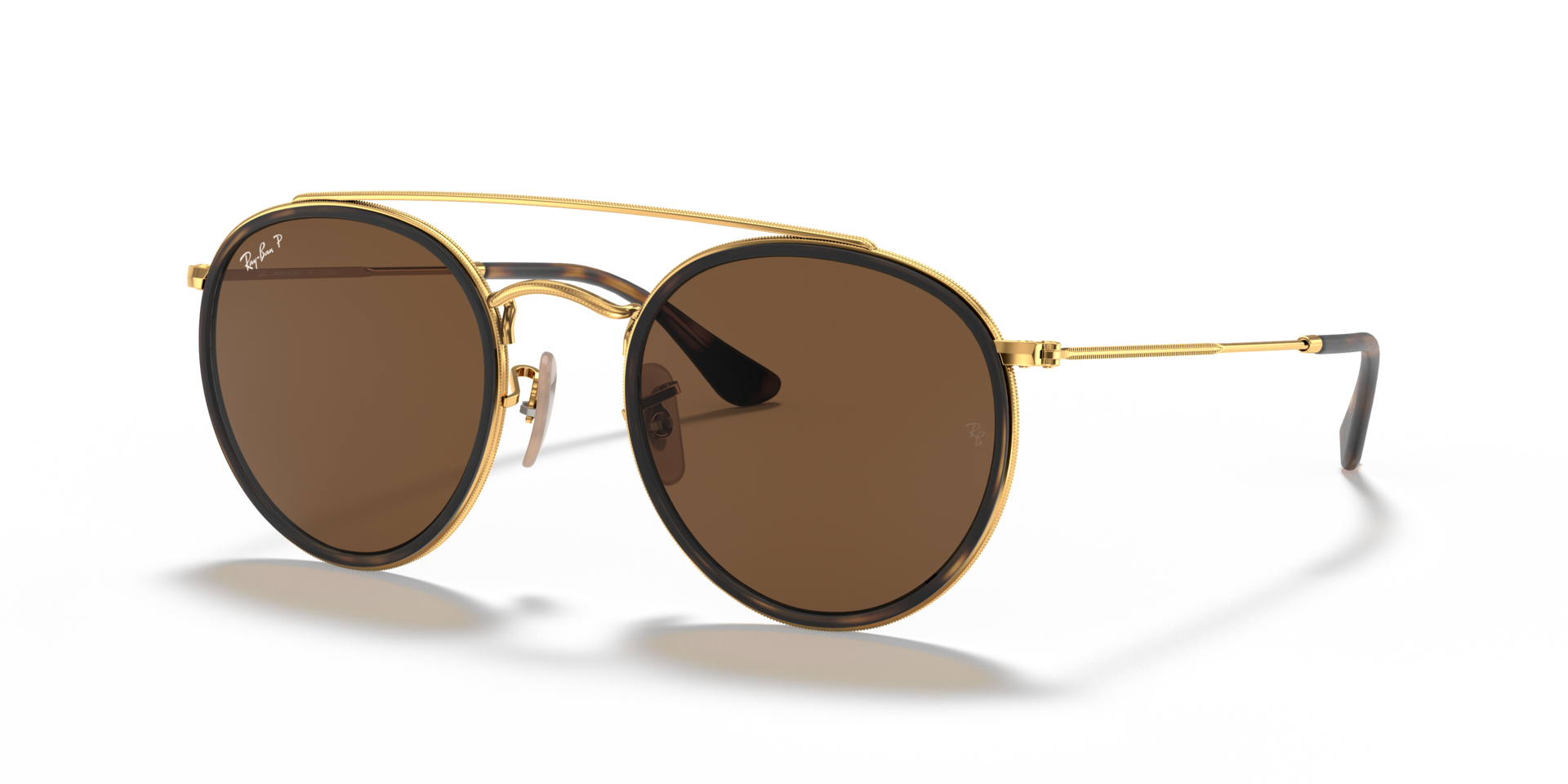 RB3647N Arista goud MetaalSunglass Frames van B24, Hoekweergave