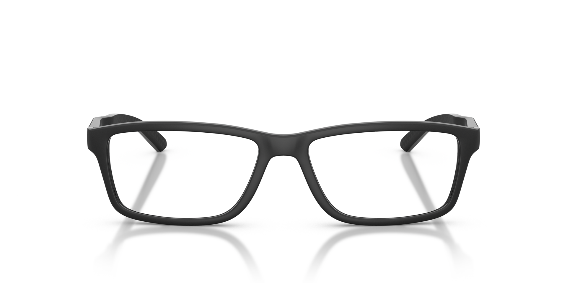 AN7292 Matte Recycled Black KunststoffEyeglass Frames von B24, Vorderansicht