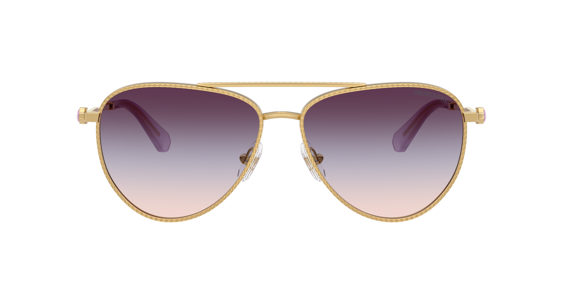 SK7031 Gold MetallSunglass Frames von B24, mit getönten Gläsern