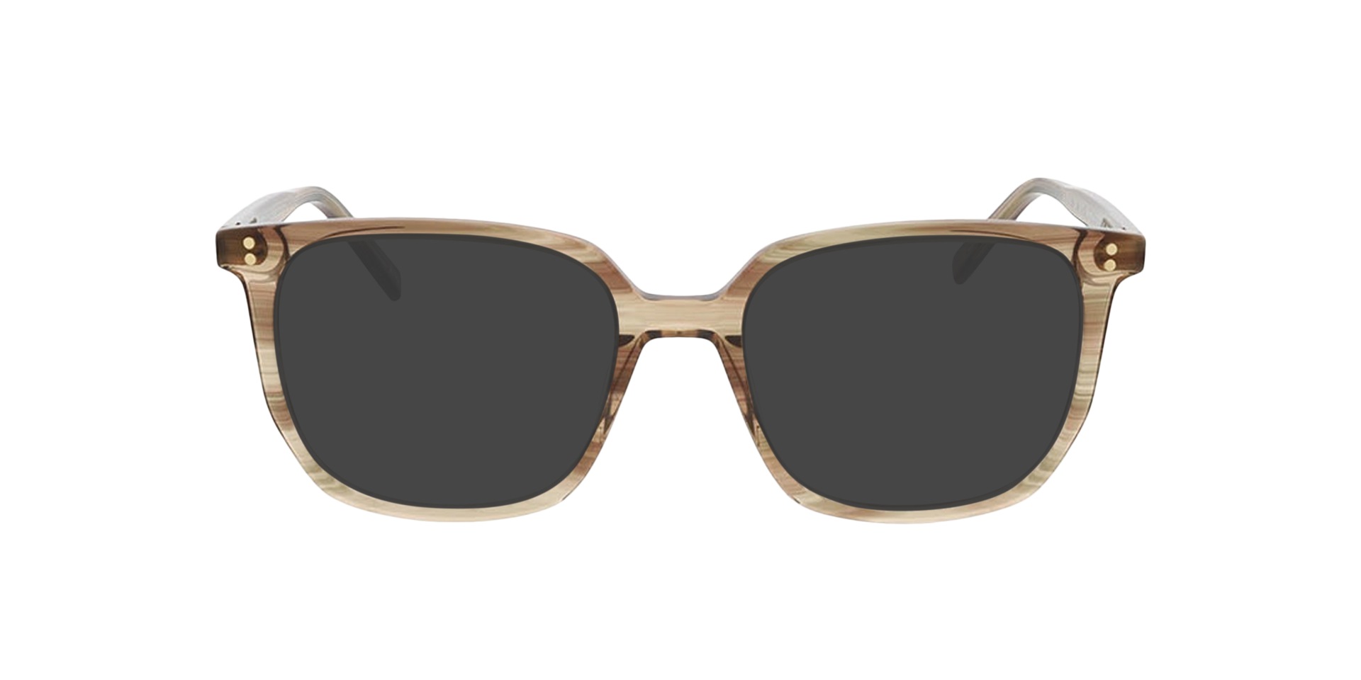 Crystal Light Brown Horn Magnolia -  Acetate Sonnenbrillen