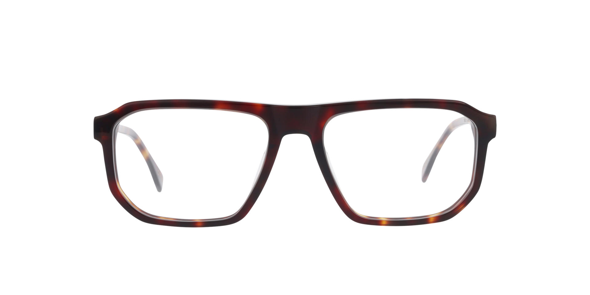 Mick Moonlight Tortoise AcetaatEyeglass Frames van B24, Vooraanzicht