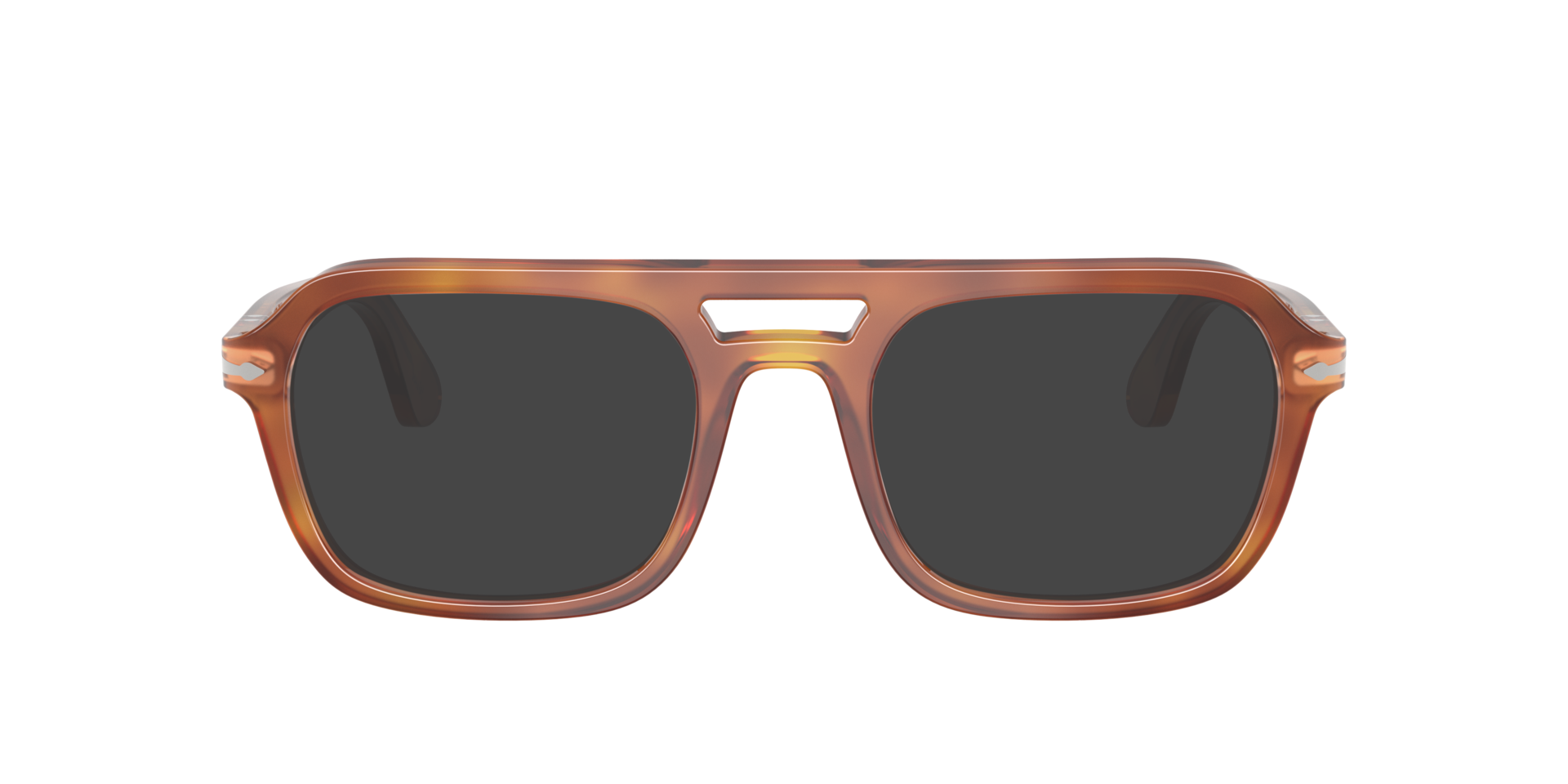 PO3394V Terra Di Siena AcetaatEyeglass Frames van B24, met getinte lenzen