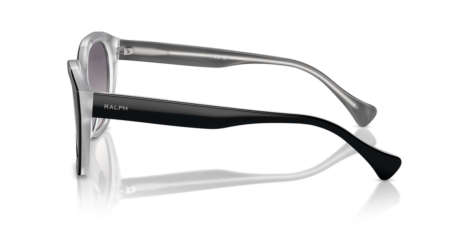 RA5315U Shiny Black On Opal Grey AcetaatSunglass Frames van B24, Zijaanzicht