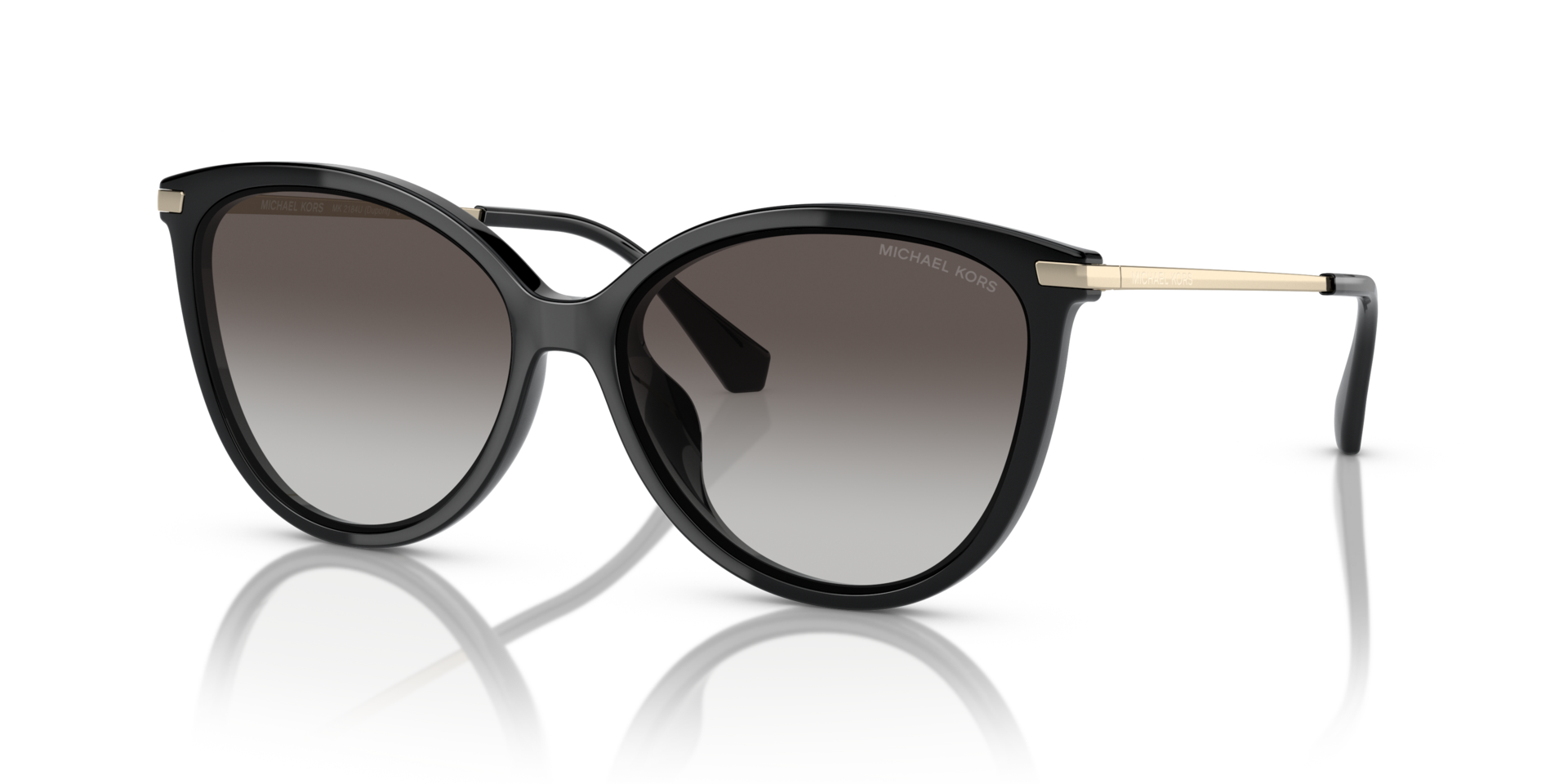 MK2184U Zwart KunststofSunglass Frames van B24, Hoekweergave