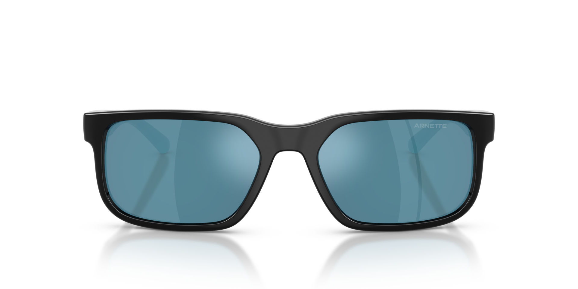 AN4372 Recycled Black KunststofSunglass Frames van B24, Vooraanzicht