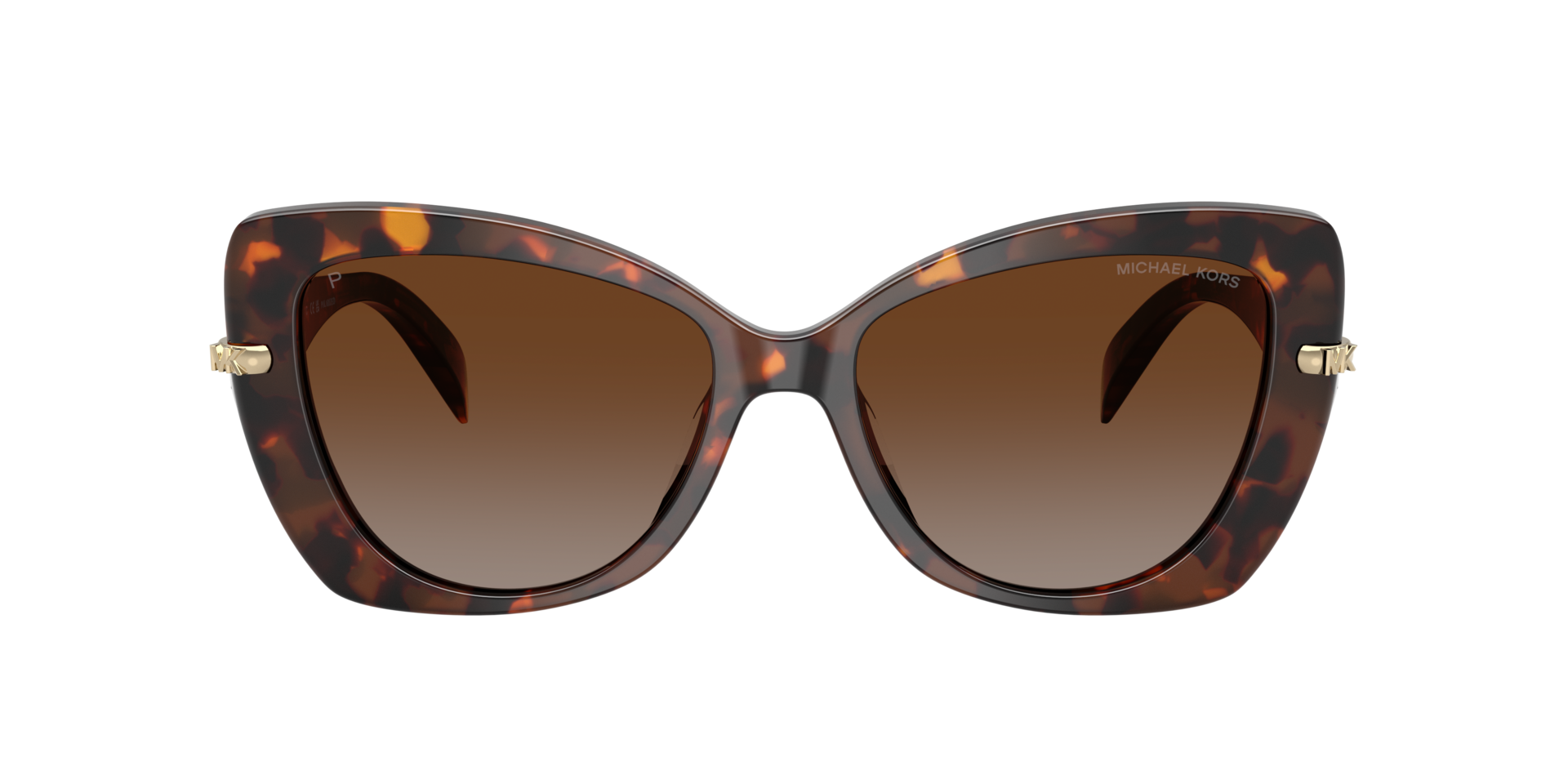 MK2258U Luggage Tortoise AcetaatSunglass Frames van B24, met getinte lenzen