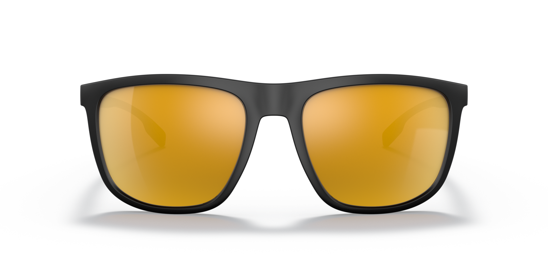 XD9036 Matt Schwarz KunststoffSunglass Frames von B24, Vorderansicht