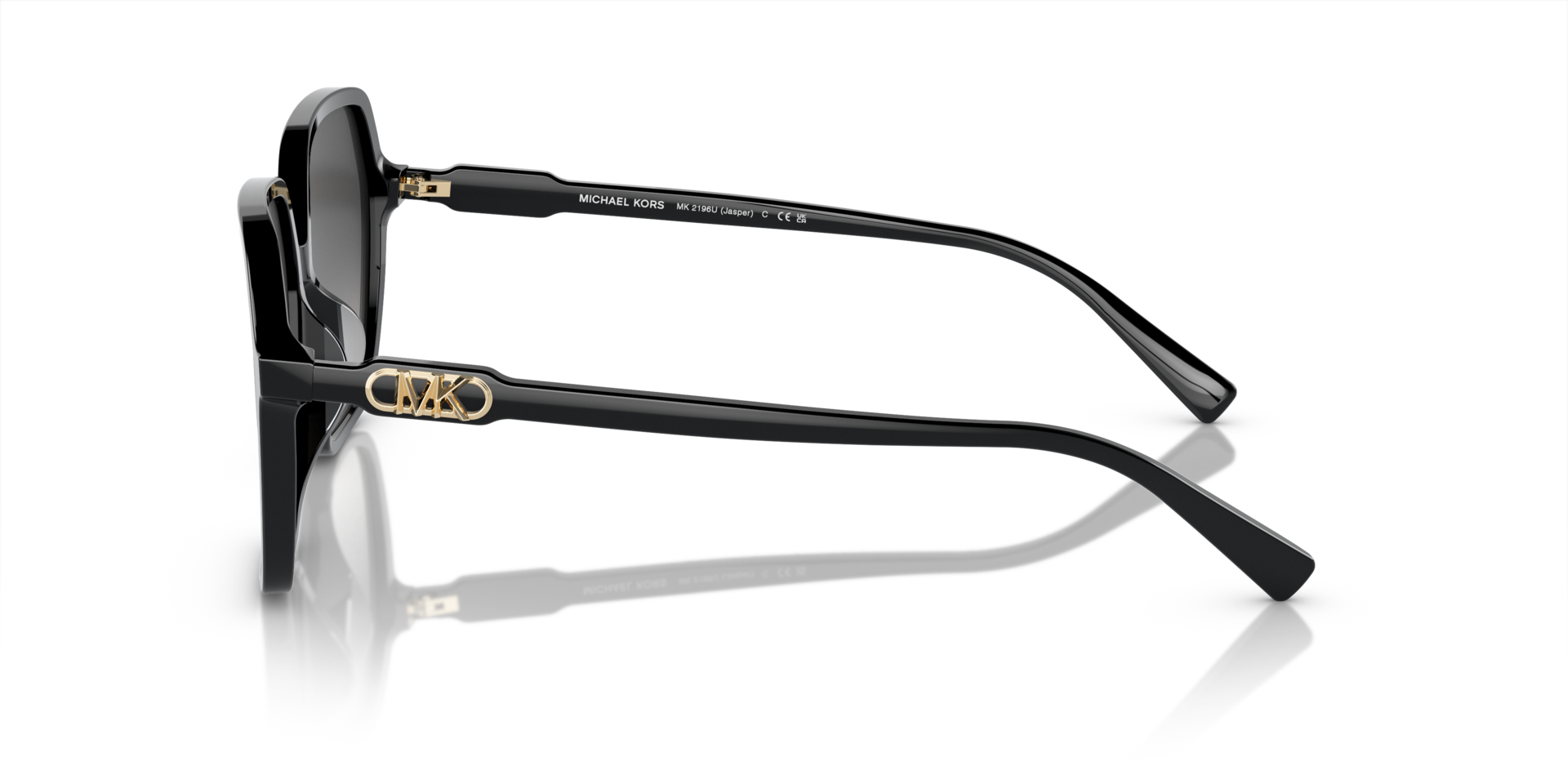 MK2196U Schwarz AcetatSunglass Frames von B24, Seitenansicht
