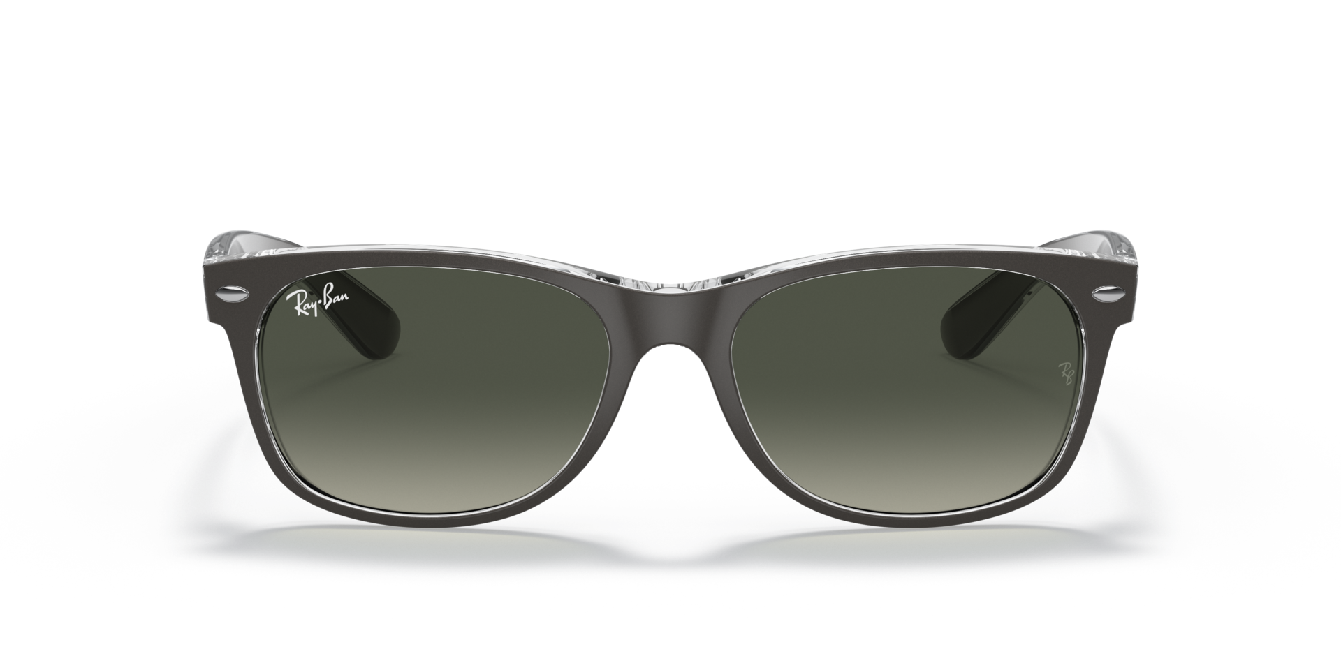 RB2132 Gunmetal KunststoffSunglass Frames von B24, Vorderansicht