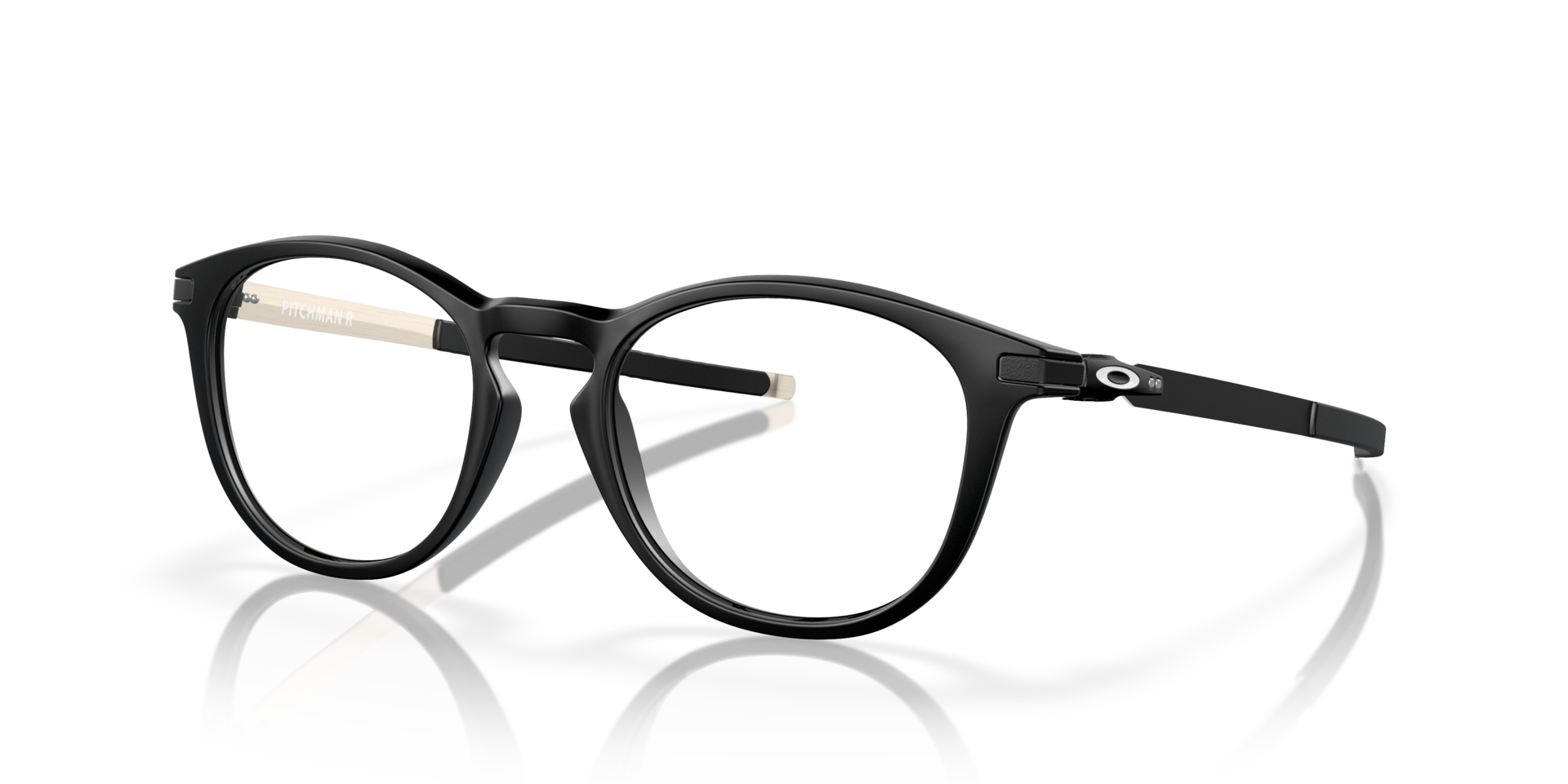 Pitchman™ R Schwarz satiniert KunststoffSunglass Frames von B24, Dreiviertelansicht