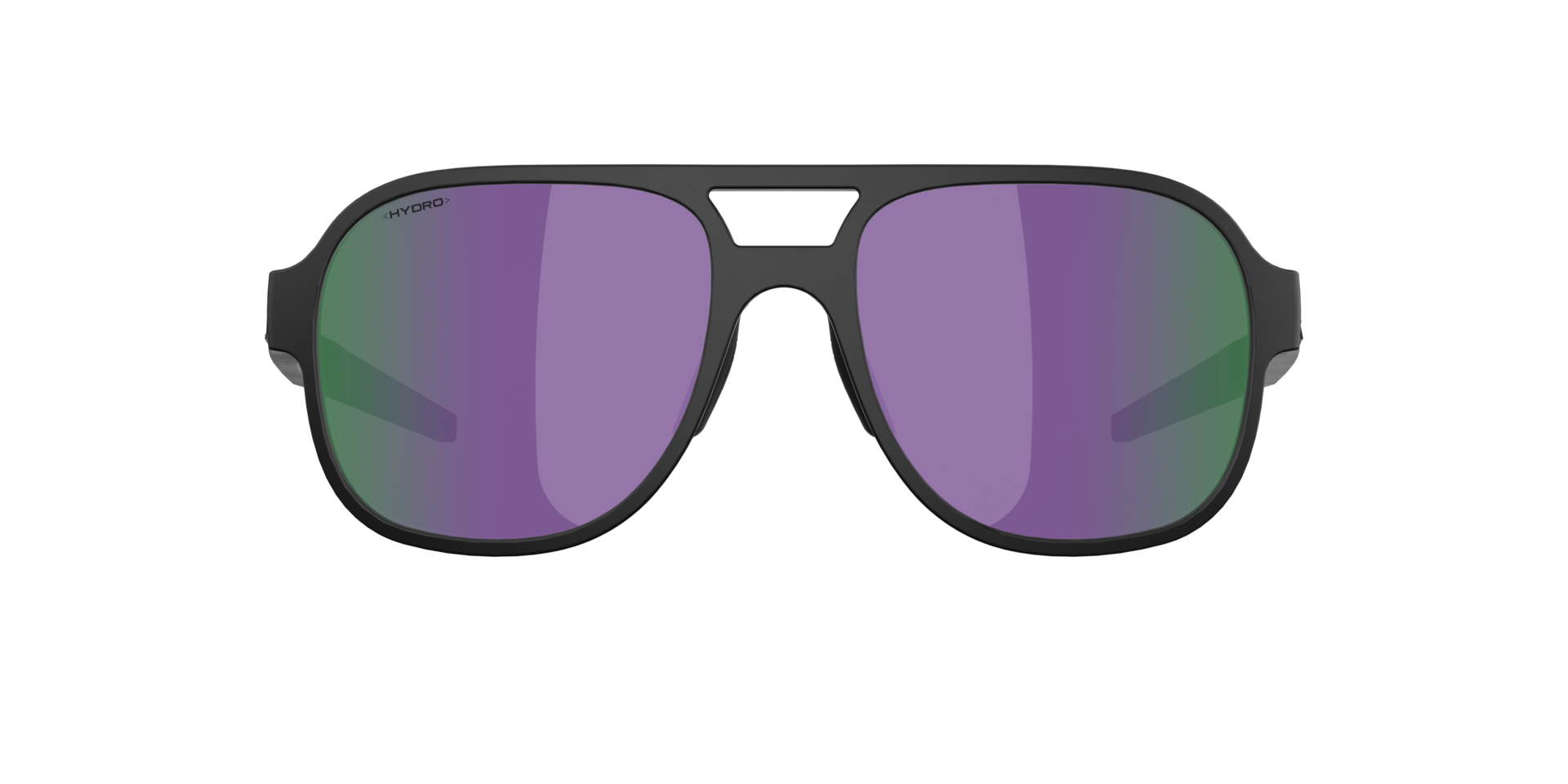 ZB7024 Matt Schwarz KunststoffSunglass Frames von B24, mit getönten Gläsern