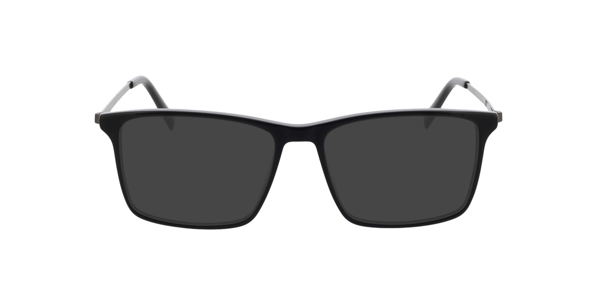 Perry Black  &  Matt Light Gun AcetatEyeglass Frames von B24, mit getönten Gläsern