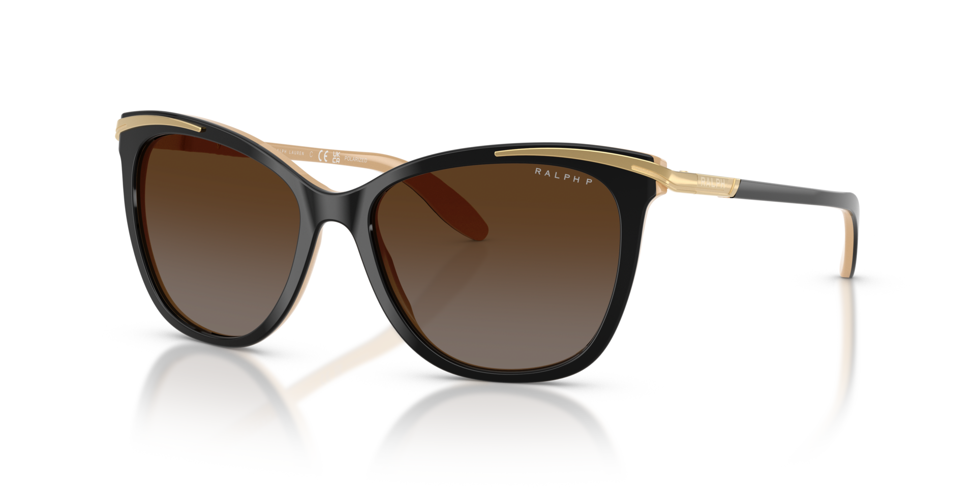 RA5203 Zwart AcetaatSunglass Frames van B24, Hoekweergave