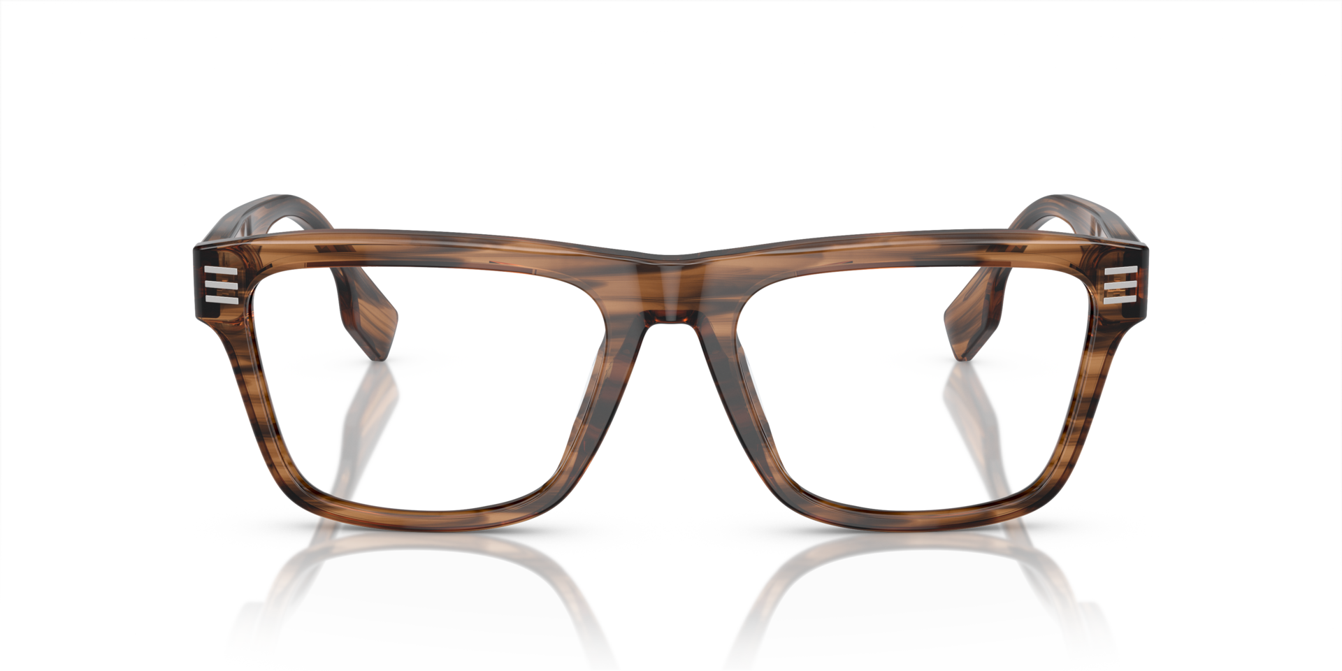 BE2387 Braun AcetatEyeglass Frames von B24, Vorderansicht