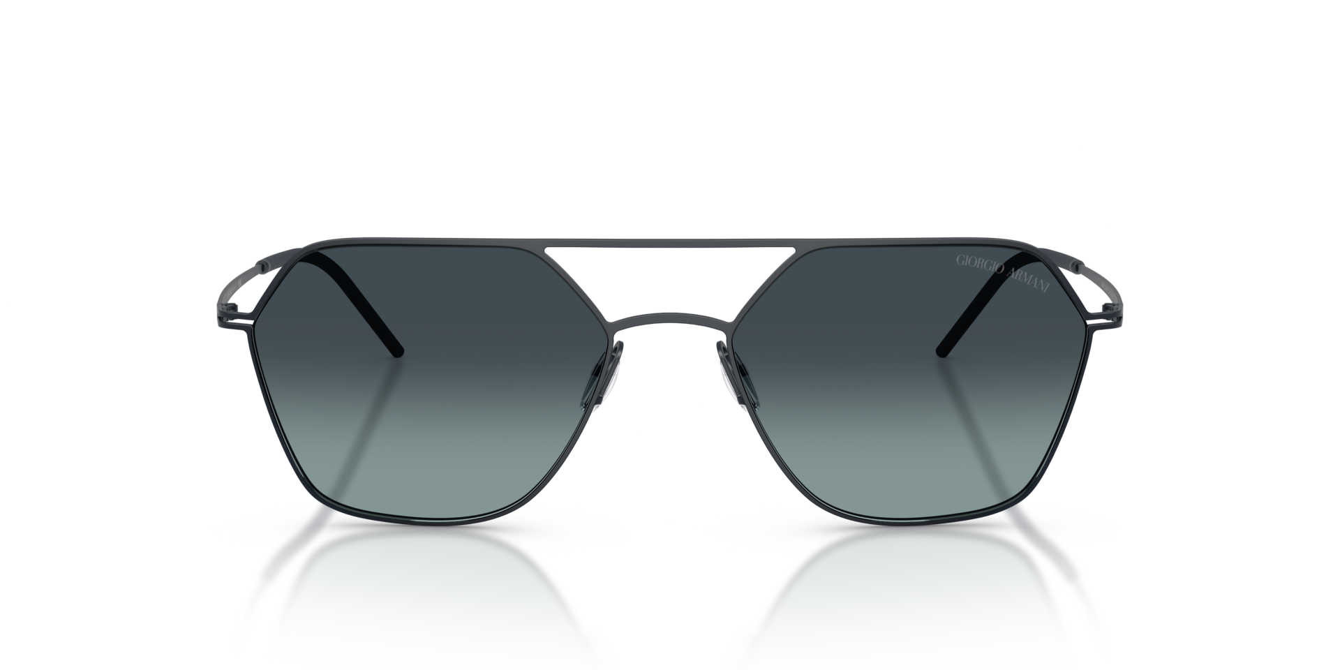 AR6185 Matt Blau MetallSunglass Frames von B24, Vorderansicht