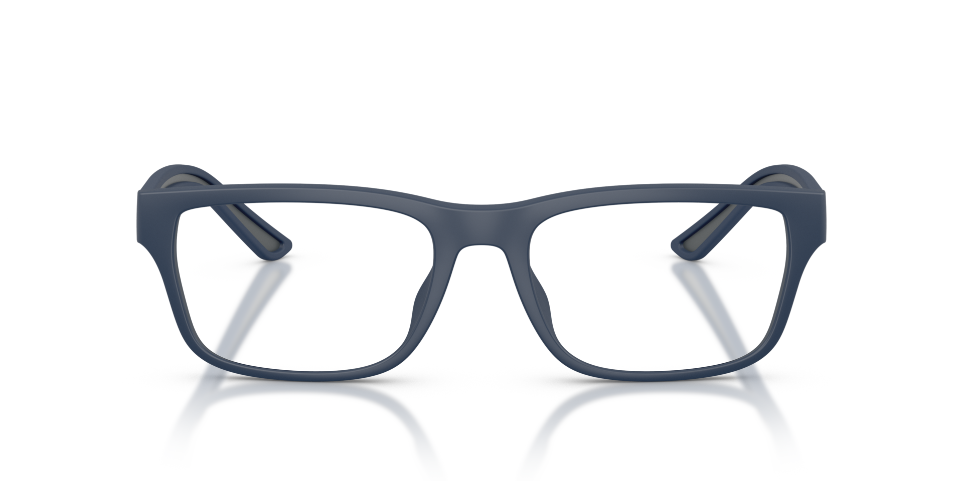 EA3276U Rubberized Matte Blue KunststoffEyeglass Frames von B24, Vorderansicht