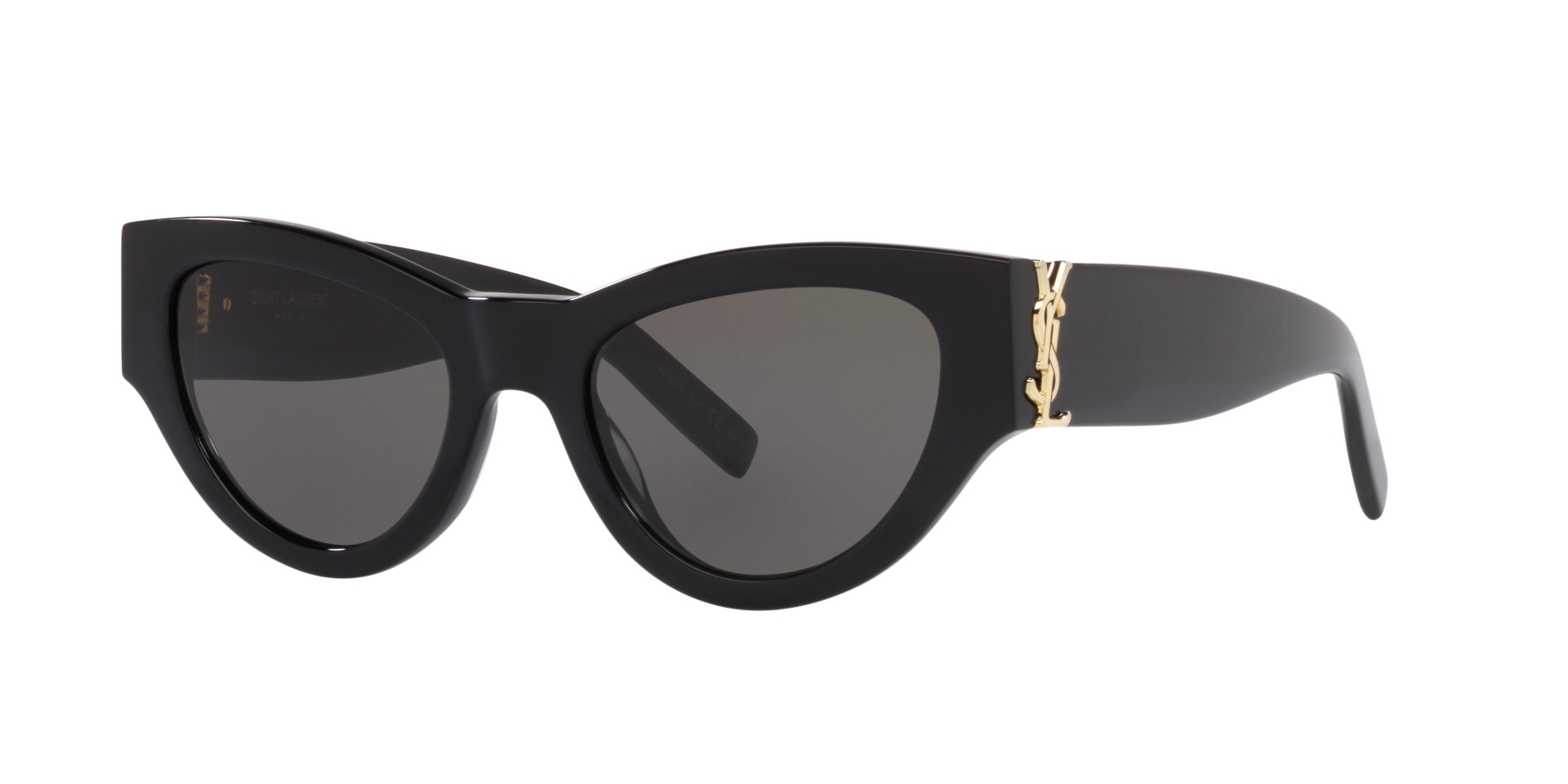 SL M94 Schwarz AcetatSunglass Frames von B24, Dreiviertelansicht