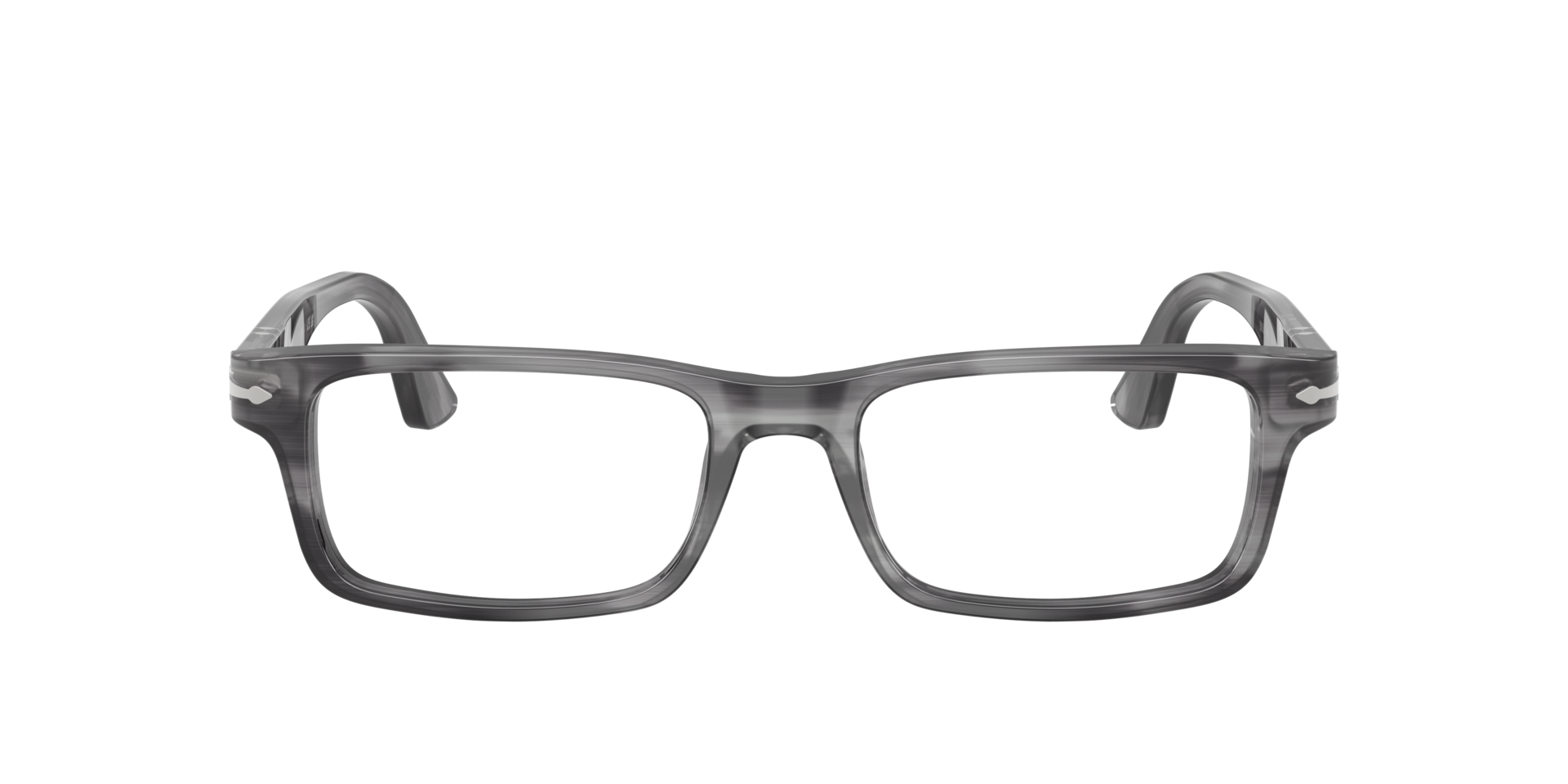 Grau gestreift PO3050V -  Acetate Brillen