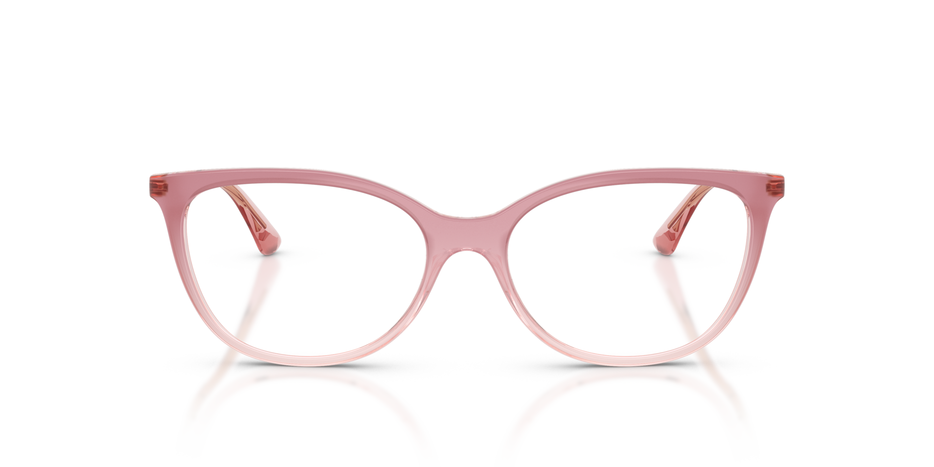 VO5673 Gradient Pink & Transparent Pink KunststofEyeglass Frames van B24, Vooraanzicht