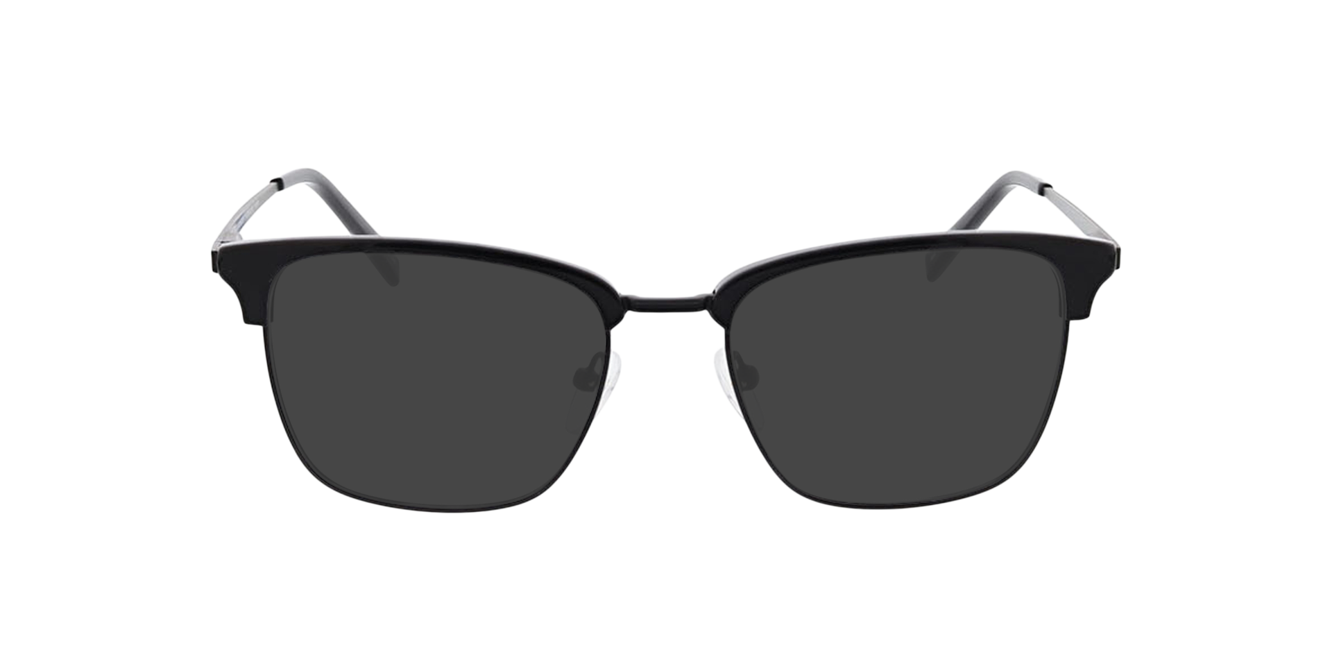 Tupelo Black  &  Matt Black MetallEyeglass Frames von B24, mit getönten Gläsern