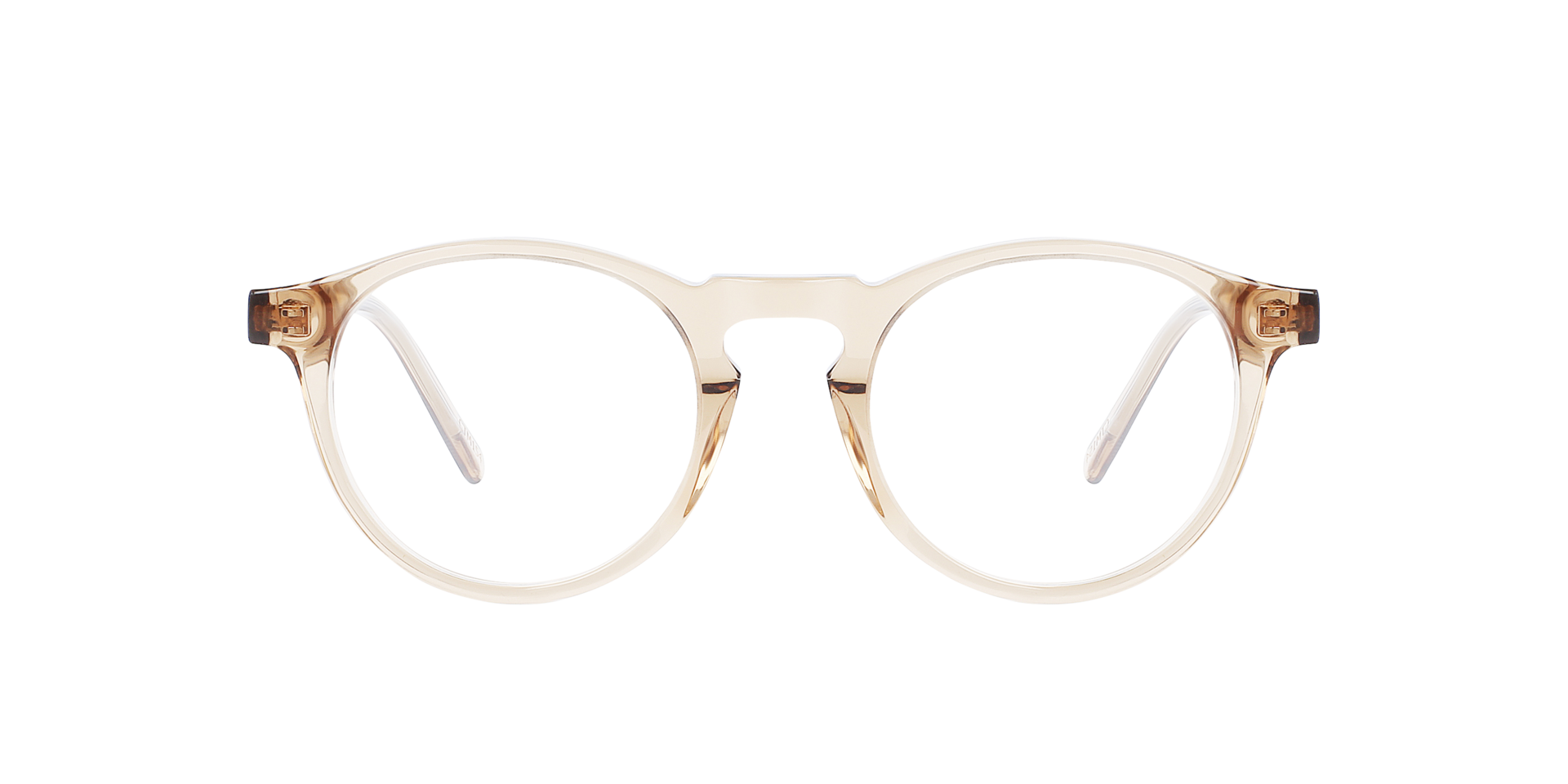 Sam Crystal Caramel AcetatSunglass Frames von B24, Vorderansicht