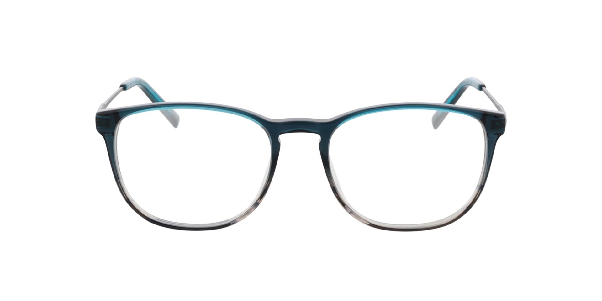Dustin Gradient Blue Grey  &  Gun AcetatEyeglass Frames von B24, Vorderansicht