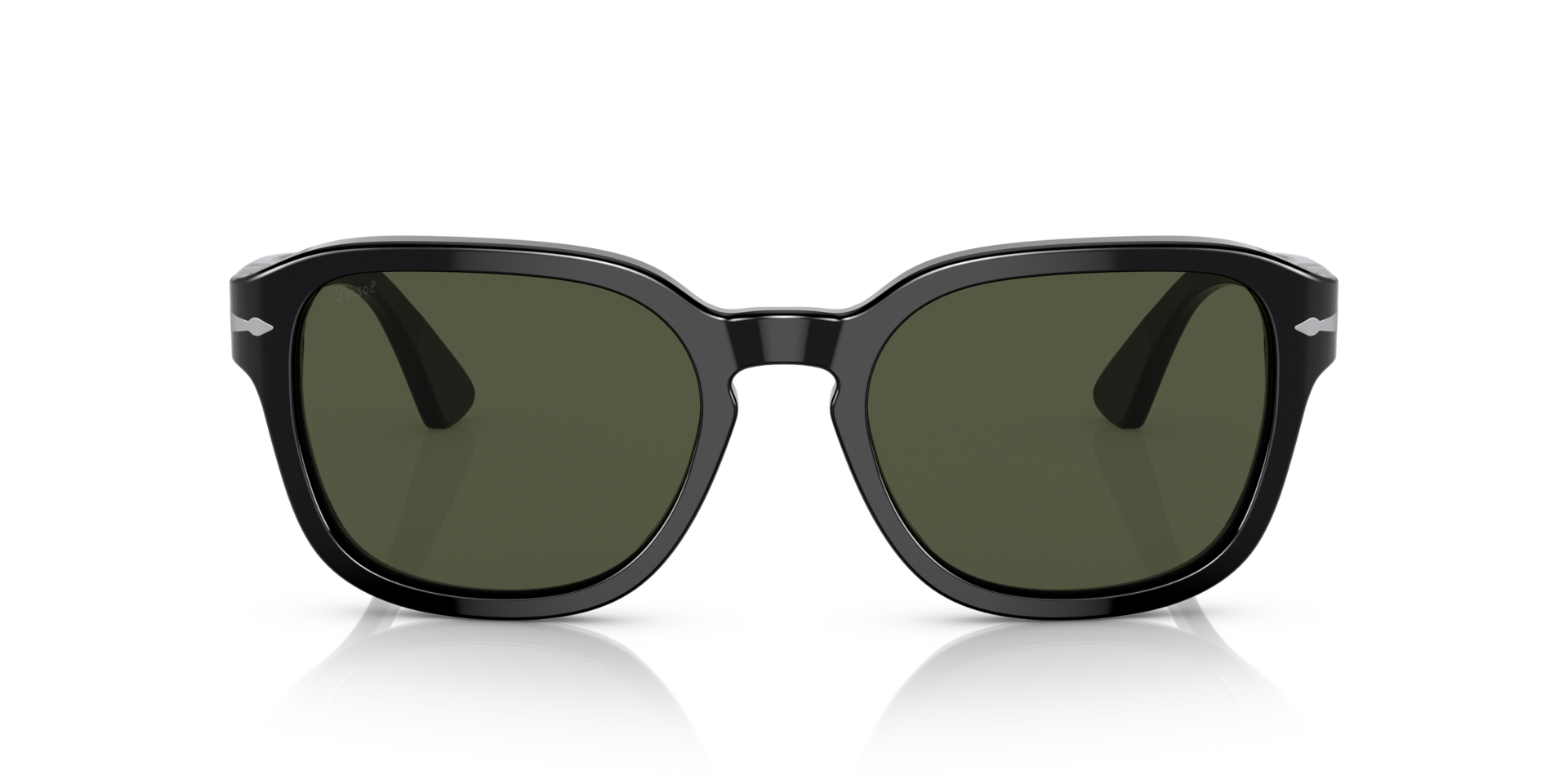 PO3305S Schwarz AcetatSunglass Frames von B24, Vorderansicht