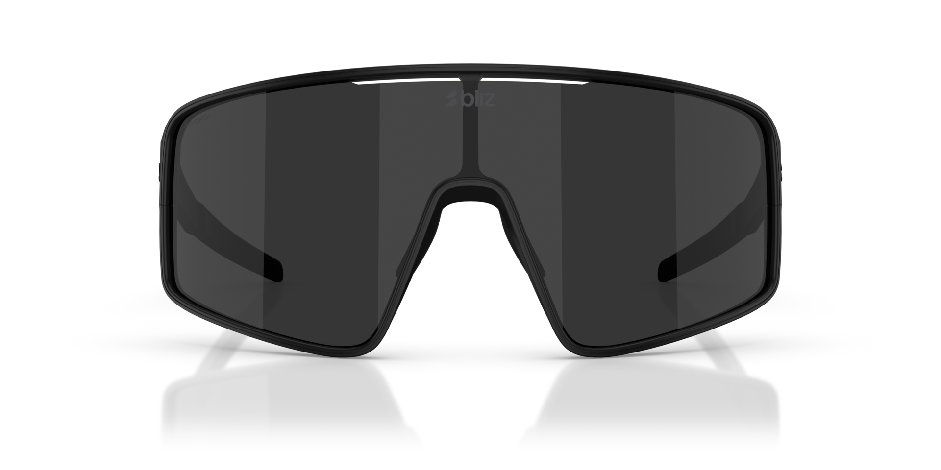 ZB7015 Matt Schwarz KunststoffSunglass Frames von B24, Vorderansicht