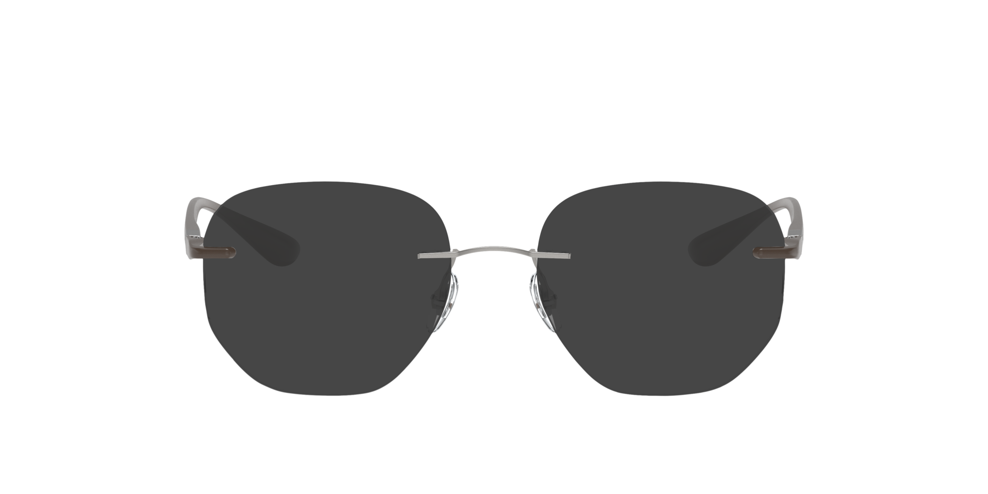 RB8766 Lichtbruin TitaanEyeglass Frames van B24, met getinte lenzen