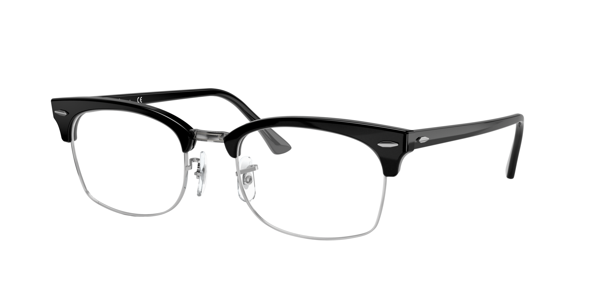 RB3916V Zwart AcetaatEyeglass Frames van B24, Hoekweergave