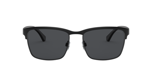 Emporio Armani - EA2087, Herren, Matt Schwarz/Matte Black/Matte Gunmetal, Größe: Large