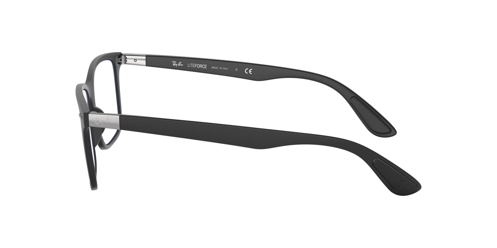 RB7144 Schwarz KunststoffEyeglass Frames von B24, Seitenansicht