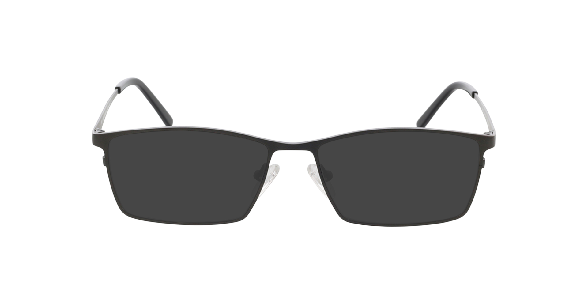 Prag Antraciet  &  zwart TitaanEyeglass Frames van B24, met getinte lenzen