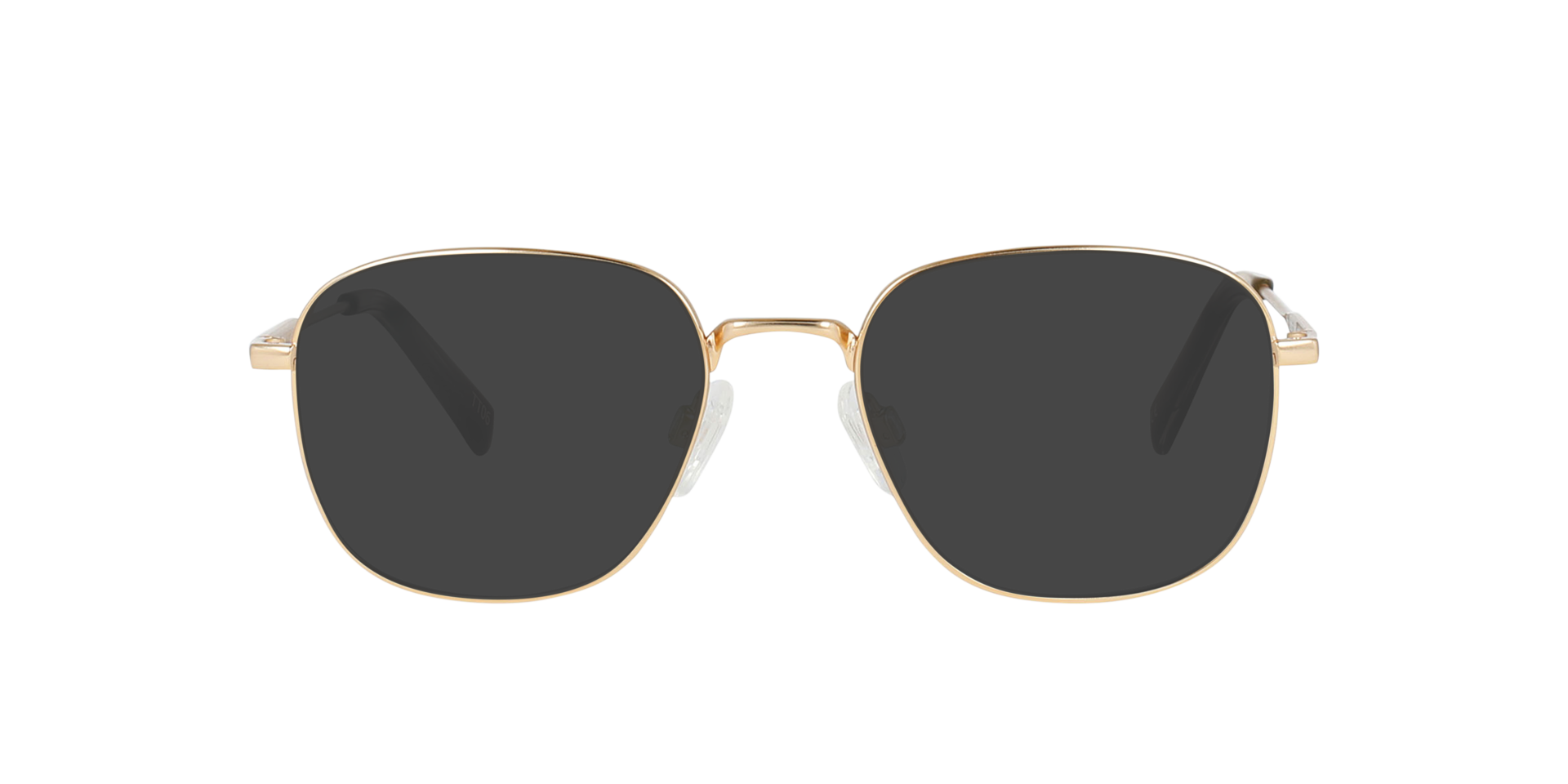 Rider Light Gold Titanium TitanEyeglass Frames von B24, mit getönten Gläsern