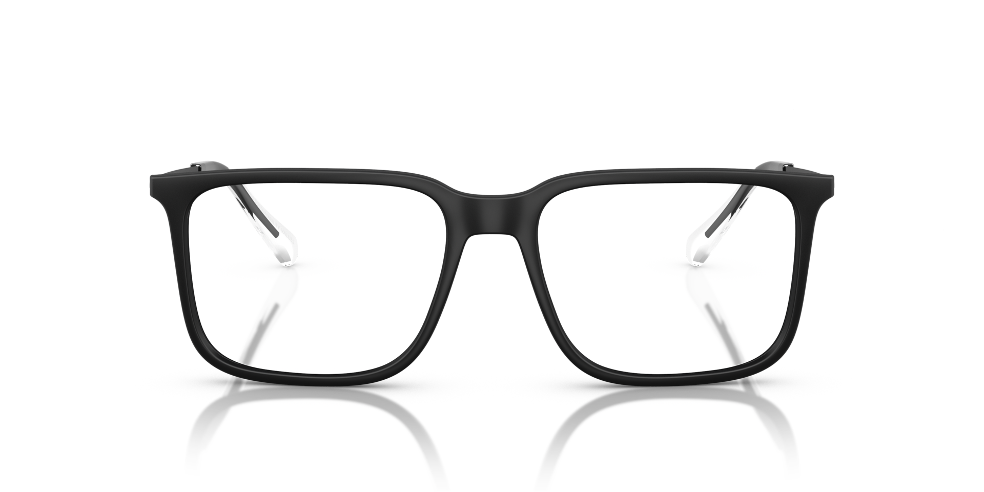 AX3119 Matt Schwarz KunststoffEyeglass Frames von B24, Vorderansicht