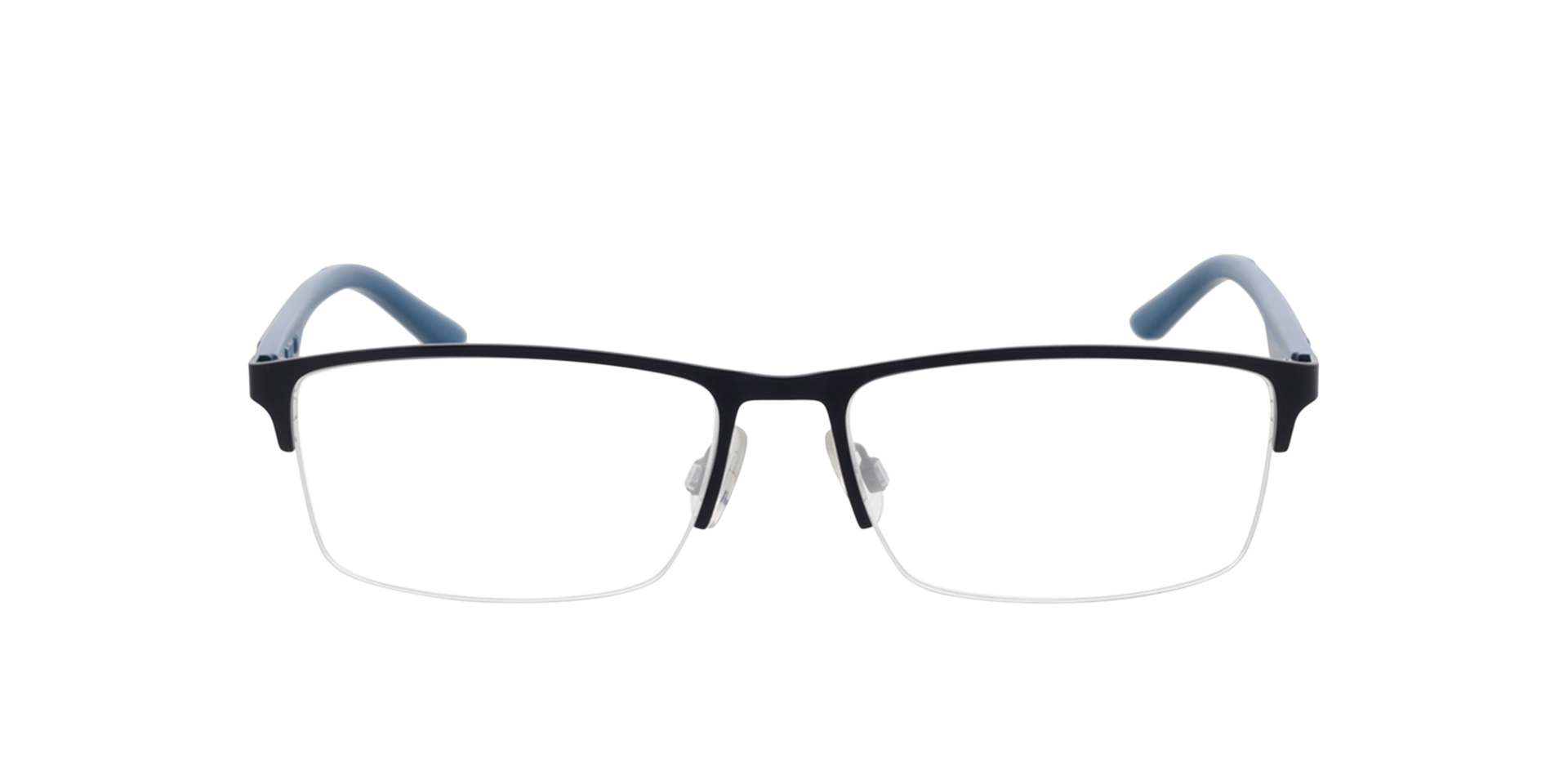 PU0373O Blau MetallEyeglass Frames von B24, Vorderansicht